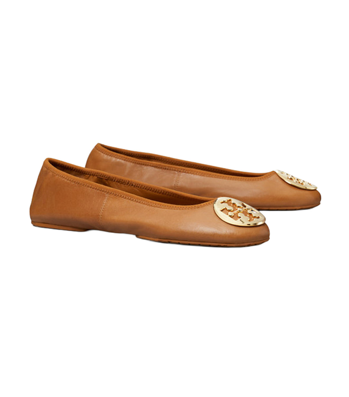 Reva Travel Ballet Pecan Praline/Gold