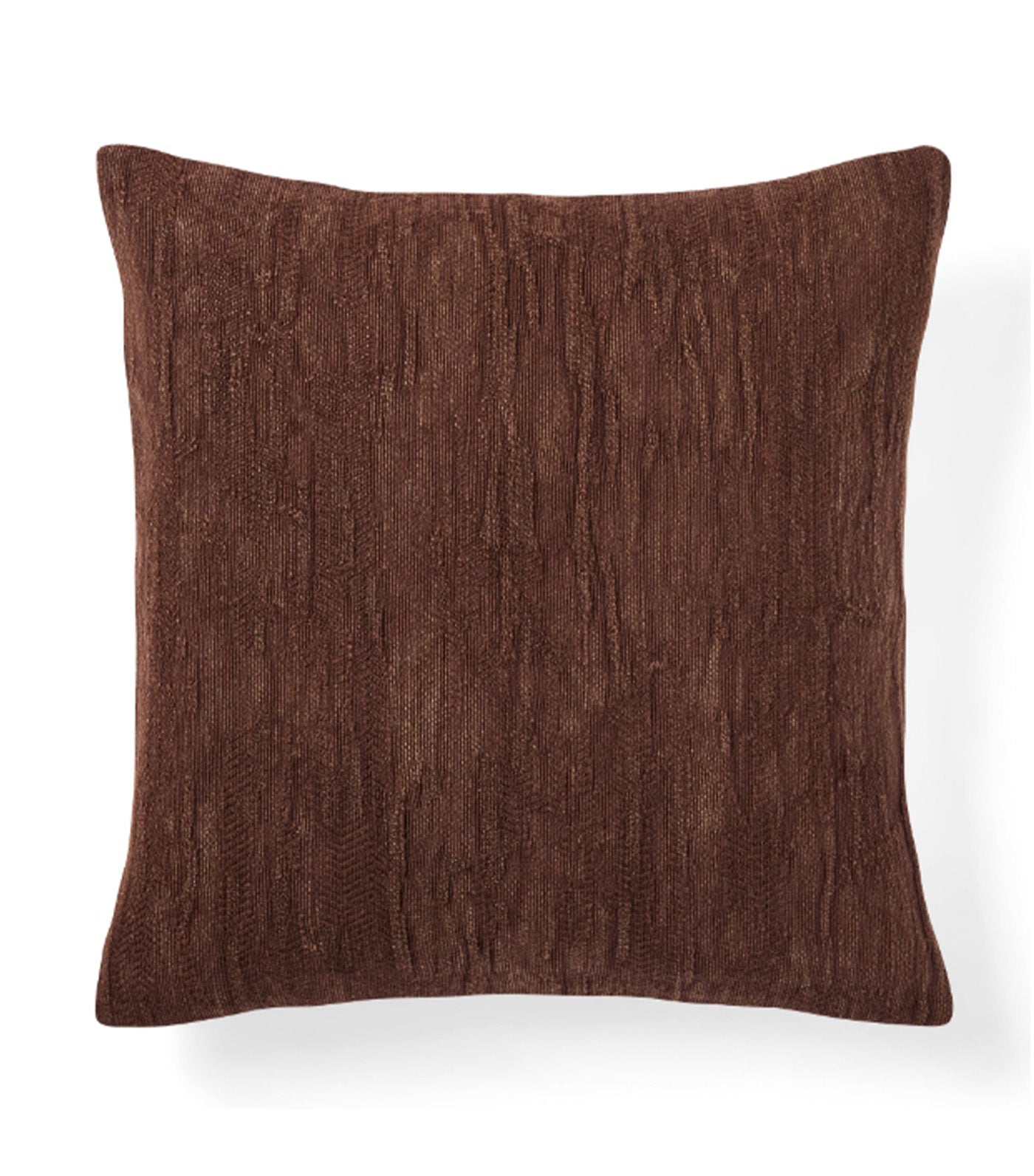Distressed Herringbone Pillow Cover Bordeaux