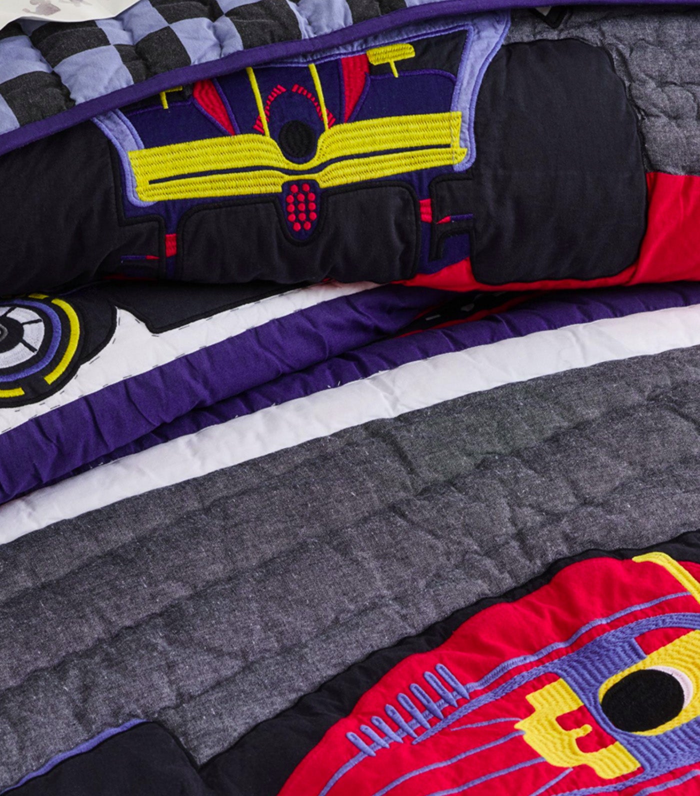 Formula 1® Patchwork Quilt and Shams