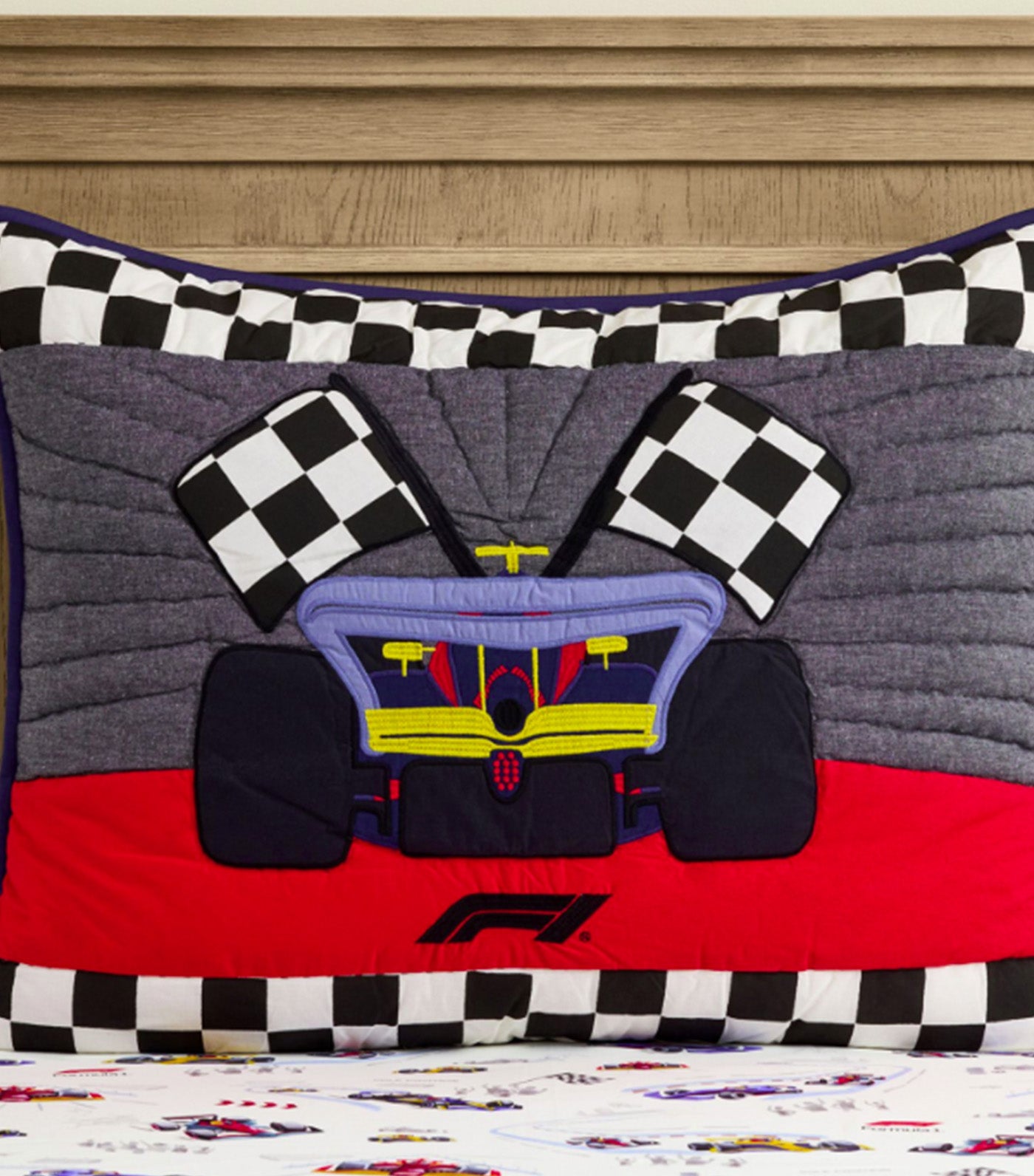 Formula 1® Patchwork Quilt and Shams