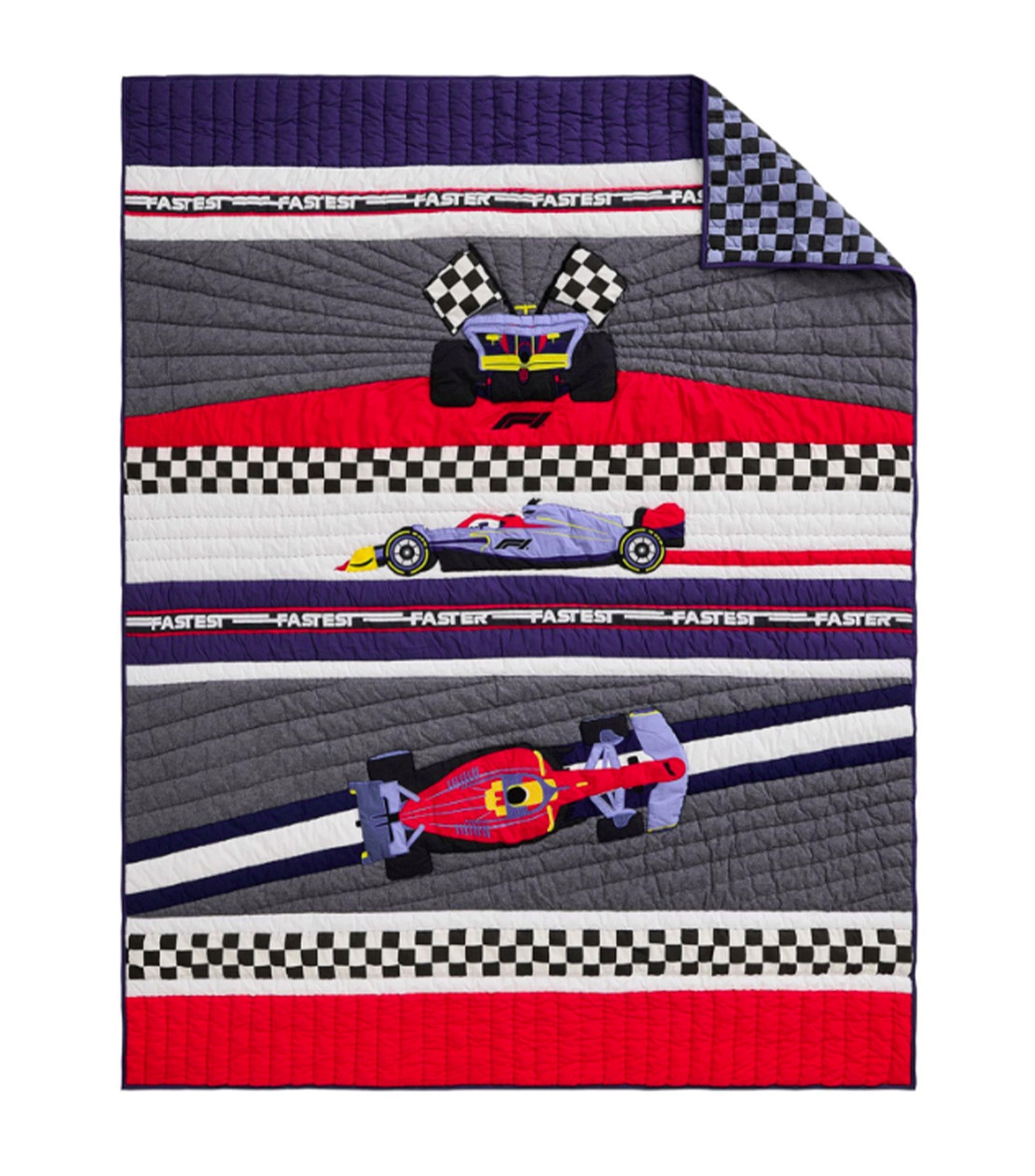 Formula 1® Patchwork Quilt and Shams