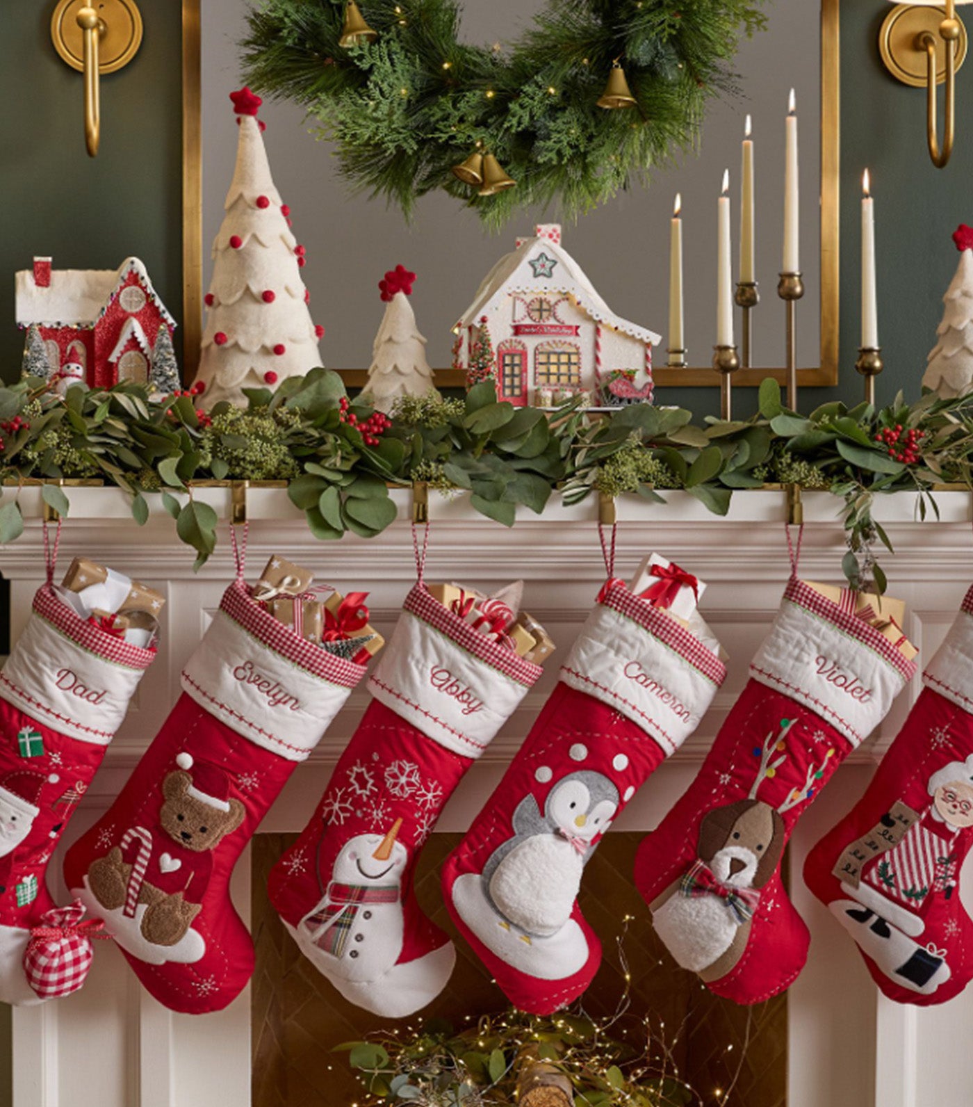 Quilted Christmas Stocking Collection