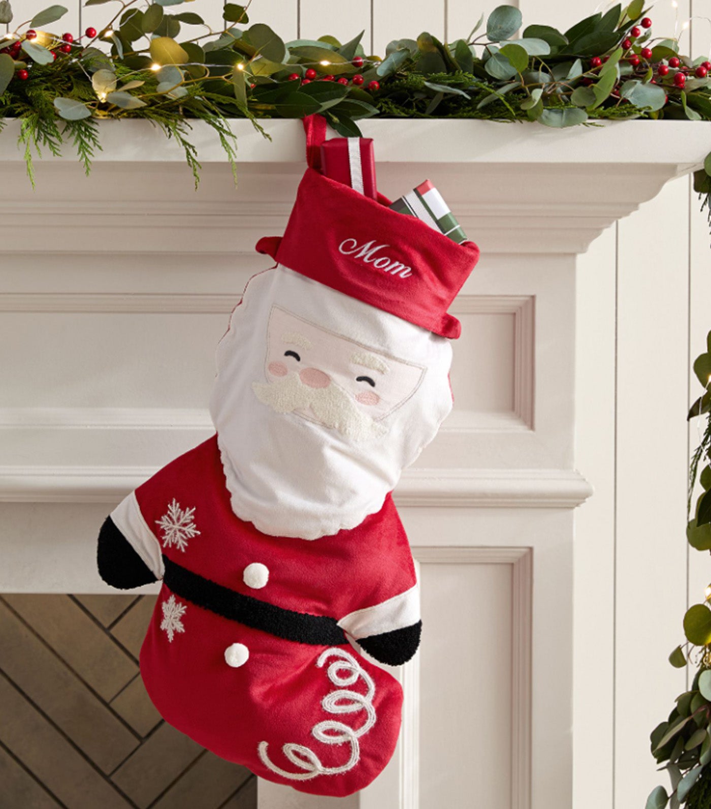 Shaped Velvet Christmas Stocking Collection