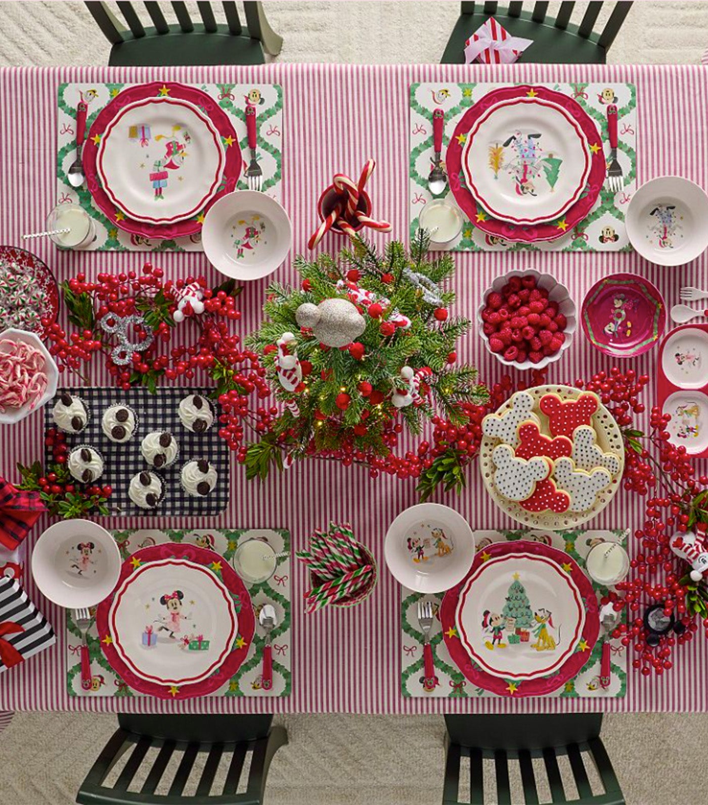 Disney Mickey Mouse and Friends Christmas Plate