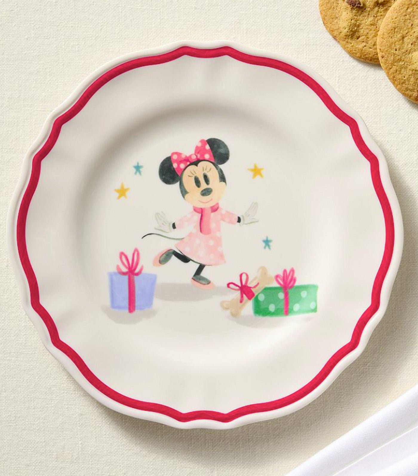 Disney Mickey Mouse and Friends Christmas Plate