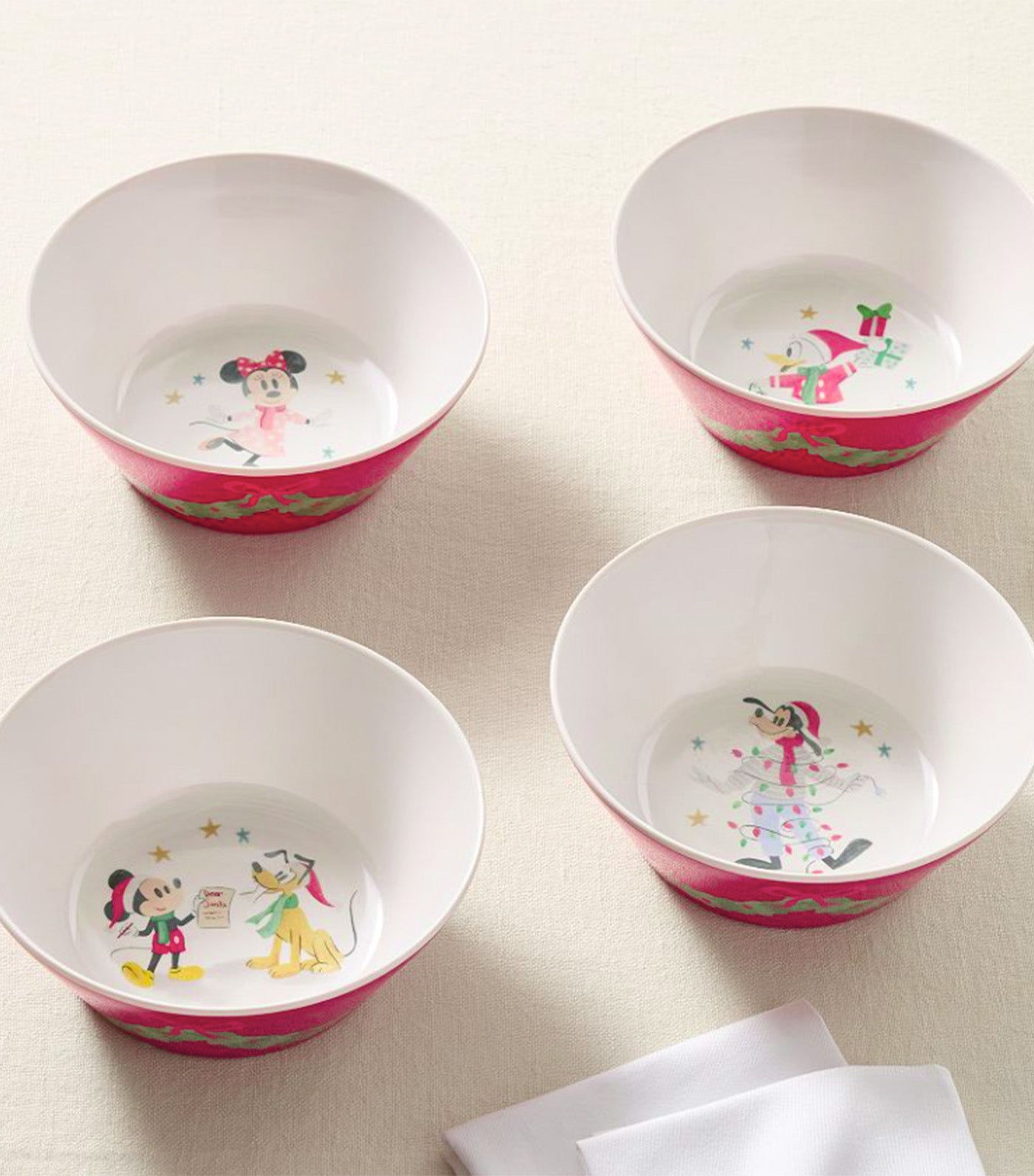 Disney Mickey Mouse and Friends Christmas Bowl