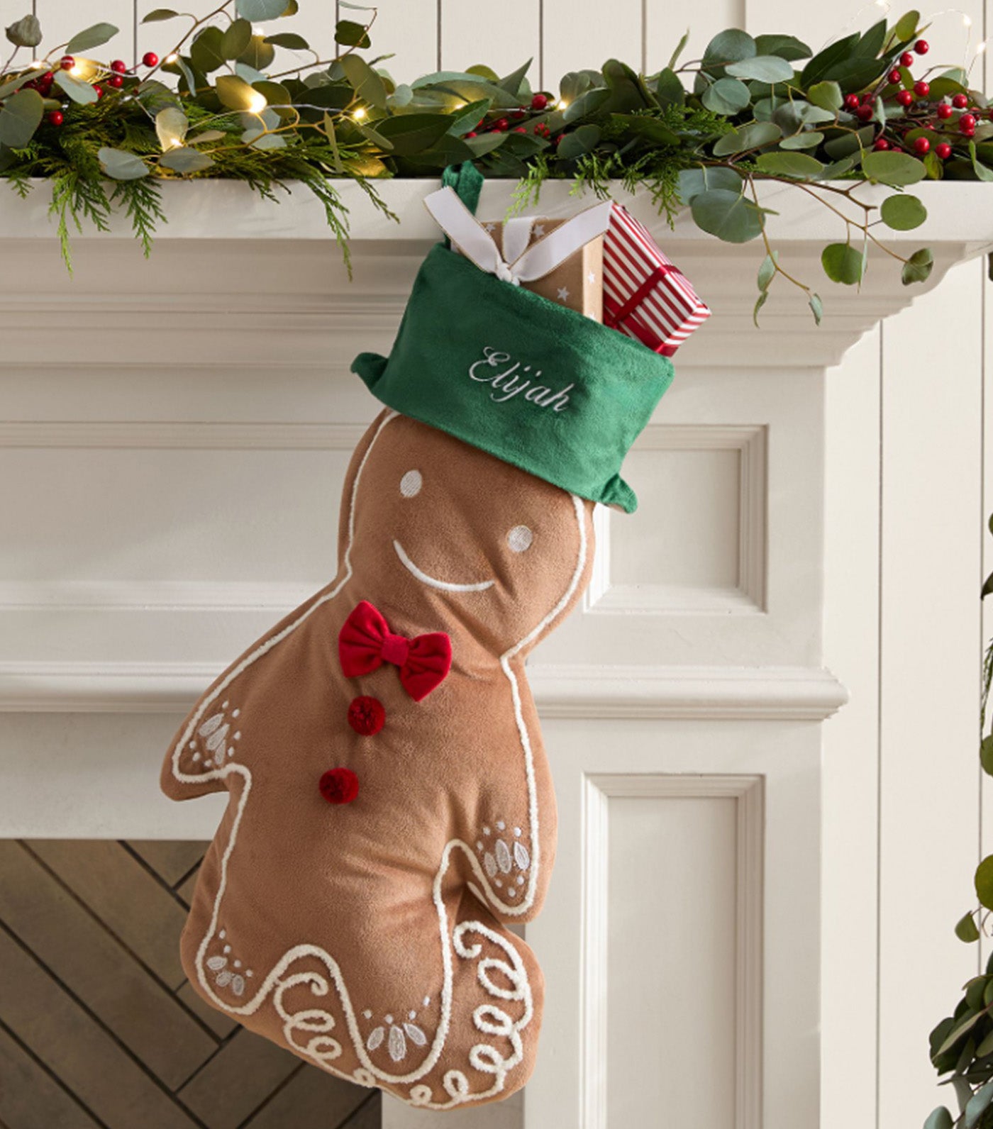 Shaped Velvet Christmas Stocking Collection