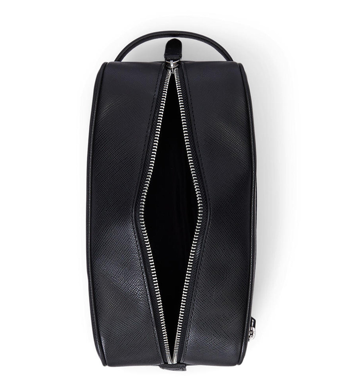 Saffiano Leather Travel Case Black