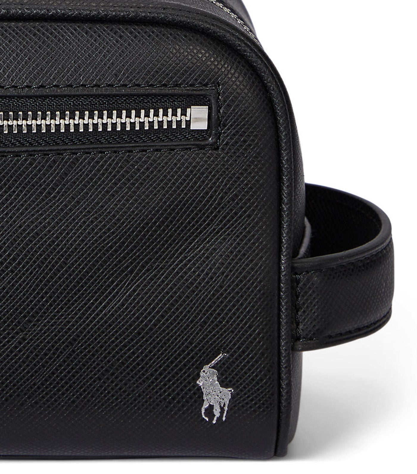 Saffiano Leather Travel Case Black