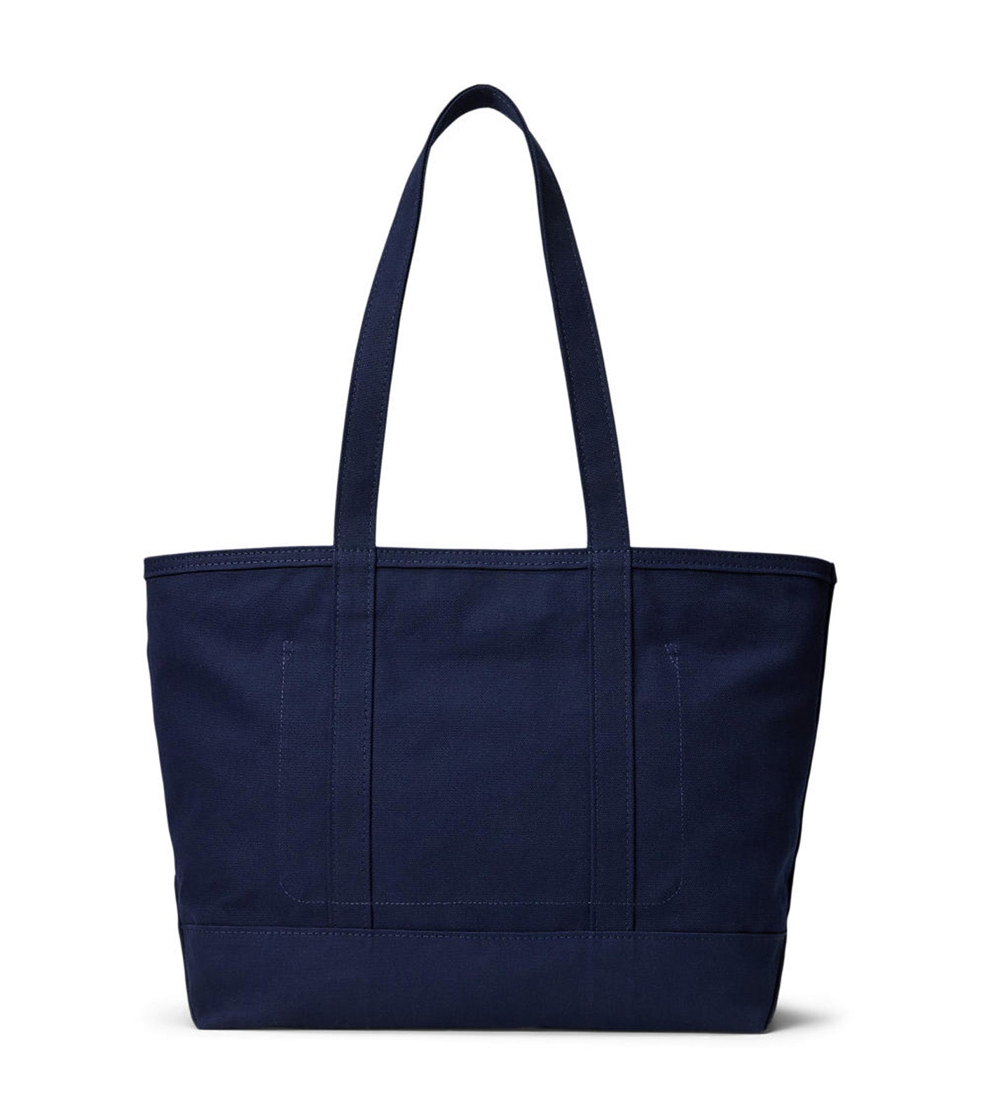 Men's Polo Bear Canvas Tote Navy