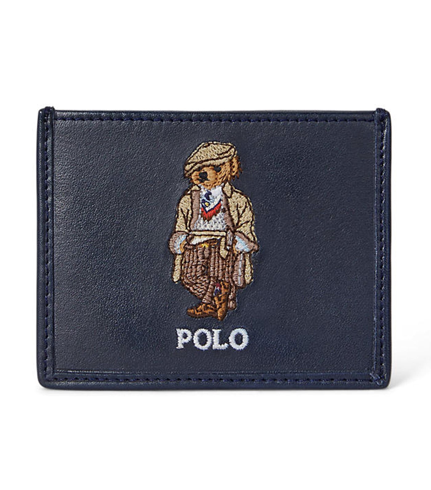 Polo Bear Leather Card Case