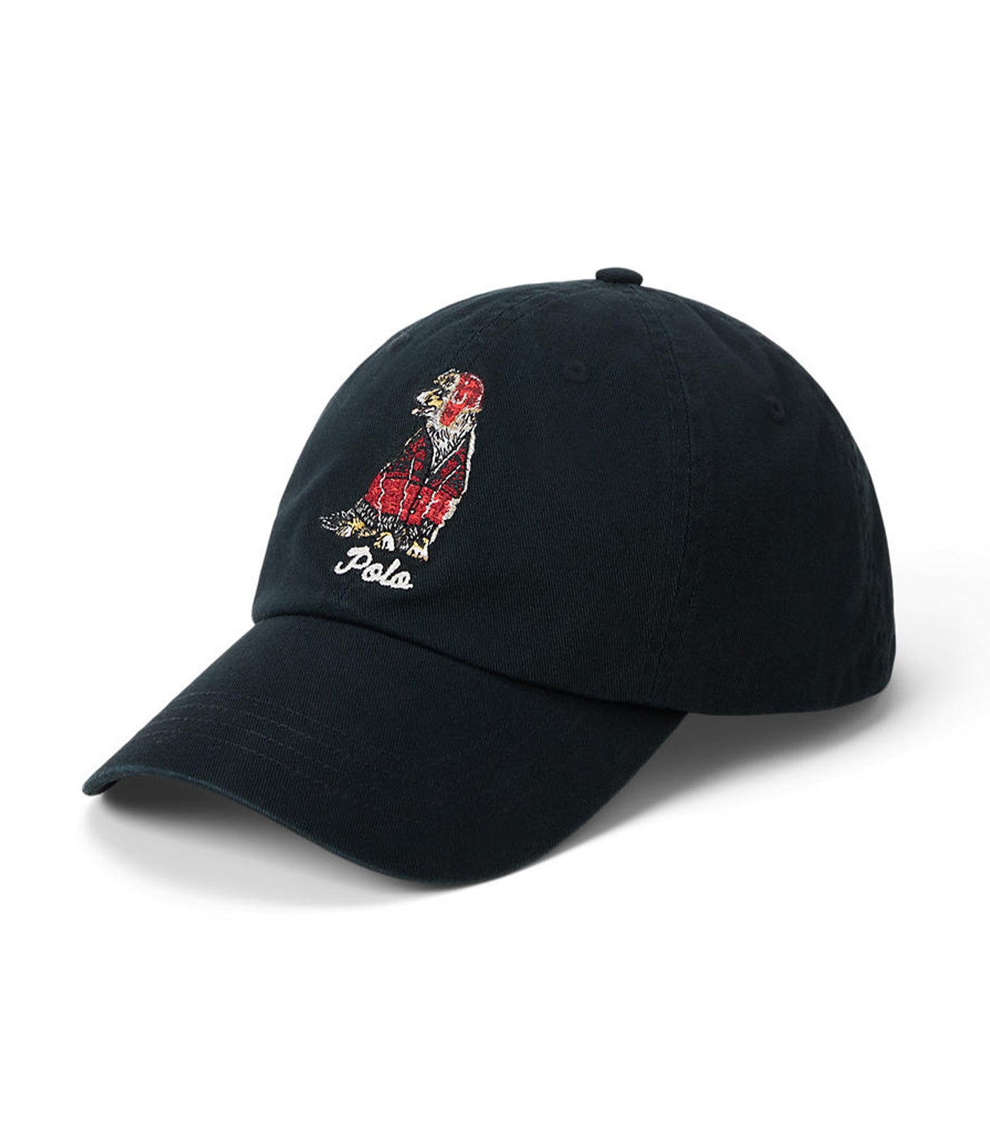Dog-Embroidered Twill Ball Cap