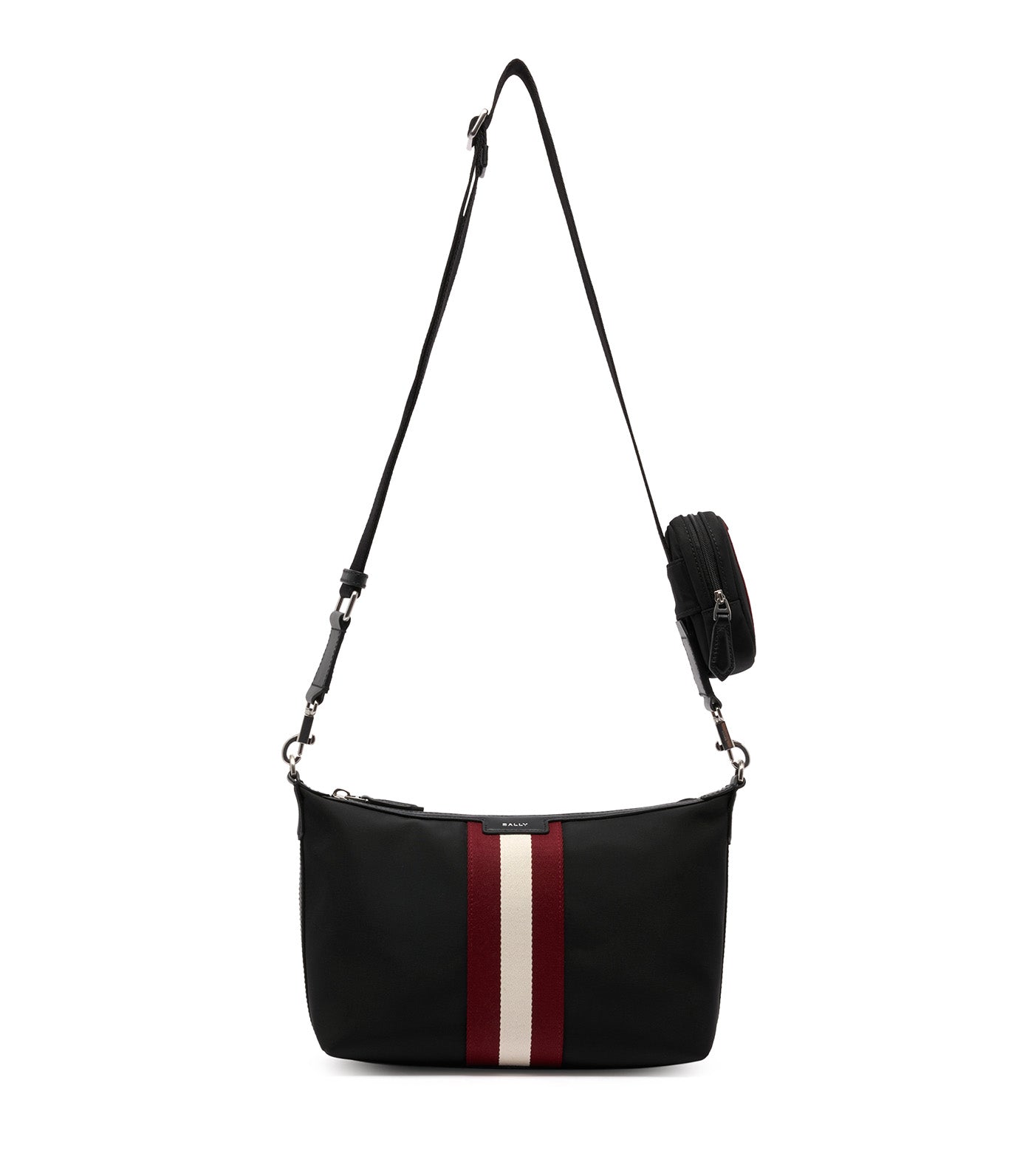 Code Crossbody Bag Black Nylon
