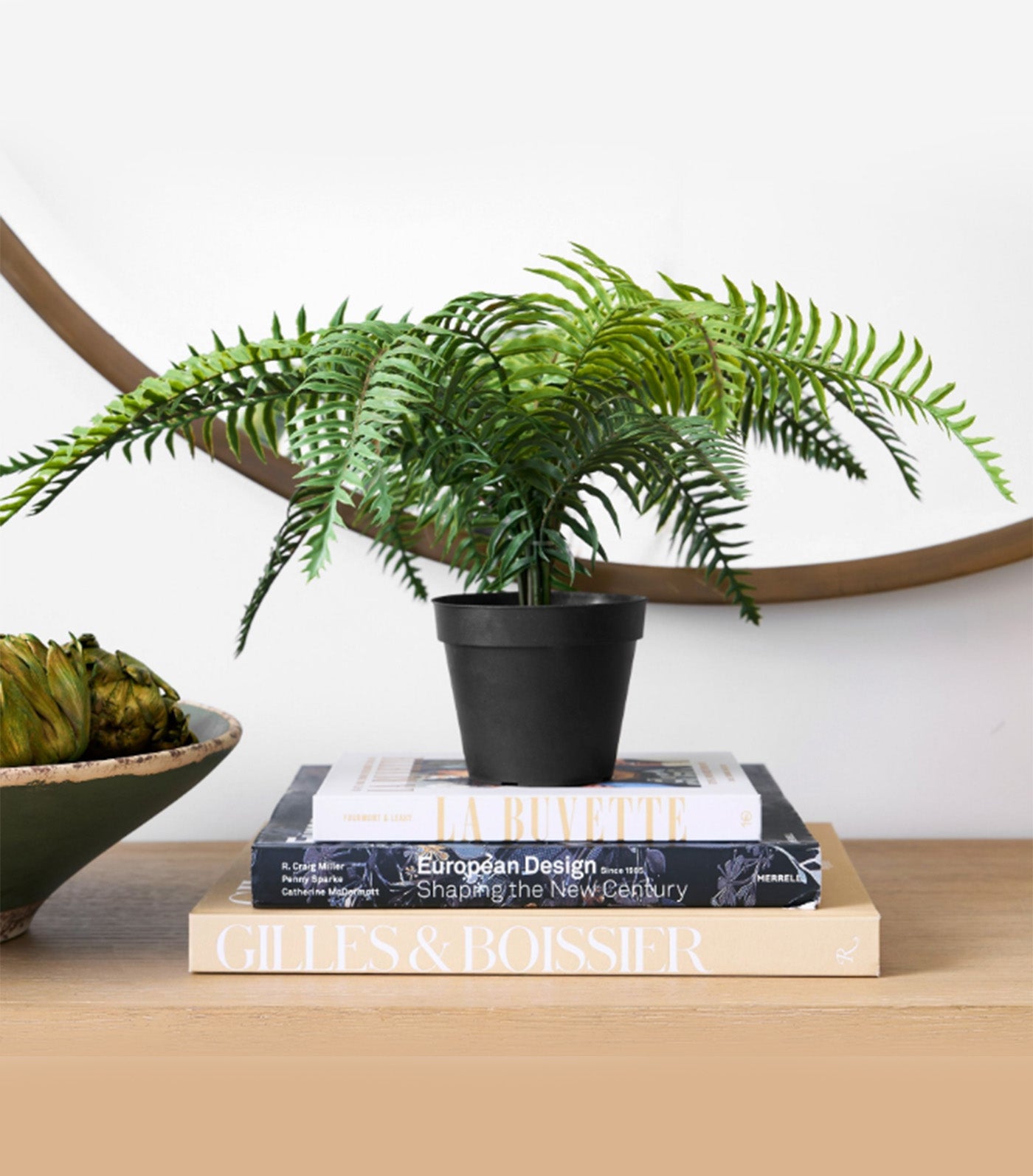 Faux Potted Wild Fern