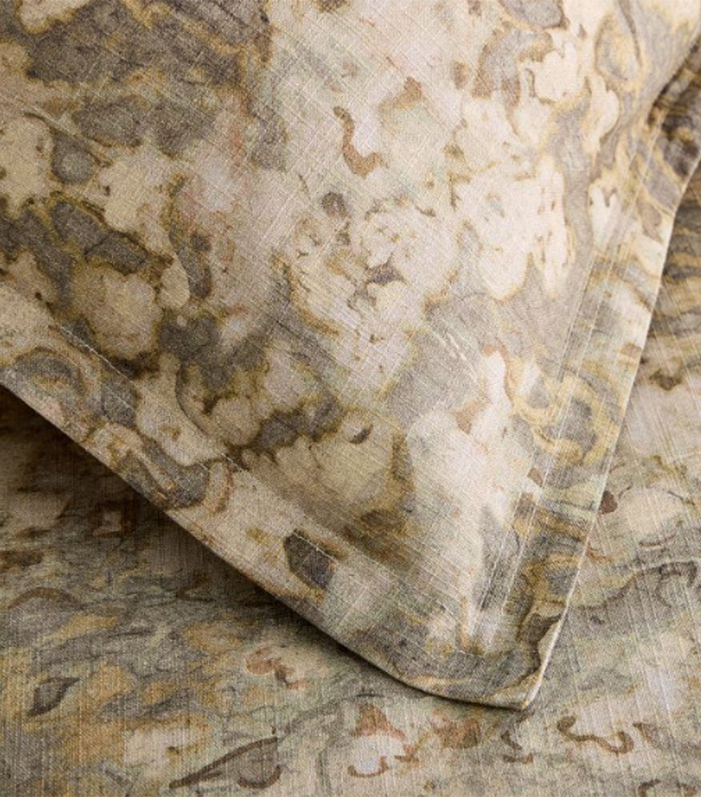 Abstract Hydrangea Shams Vetiver Green