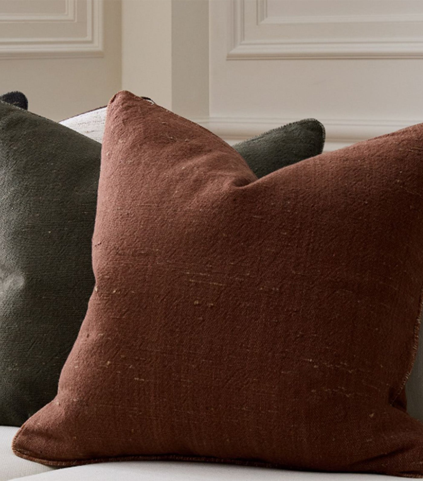 Variegated Slub Pillow Cover