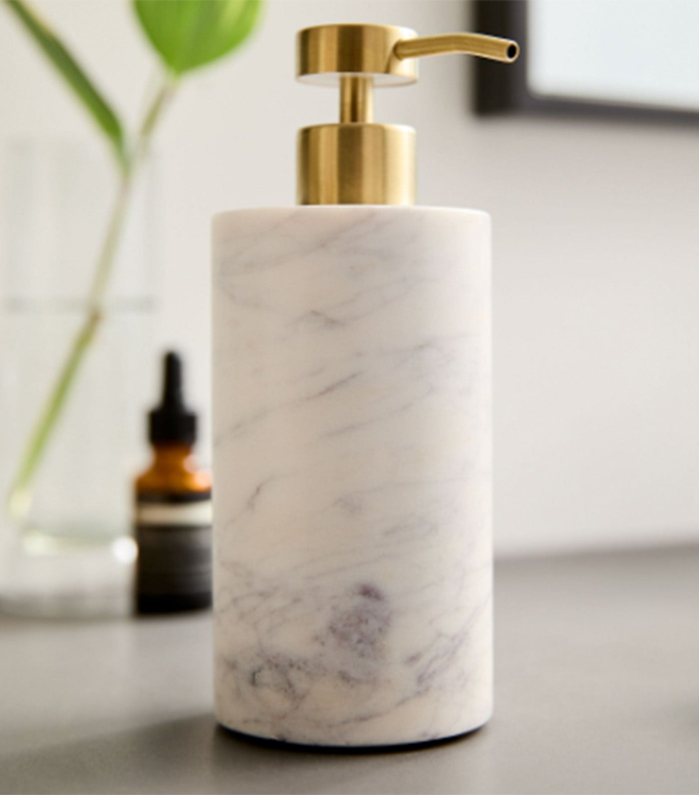 Amalfi Marble Bath Accessories White