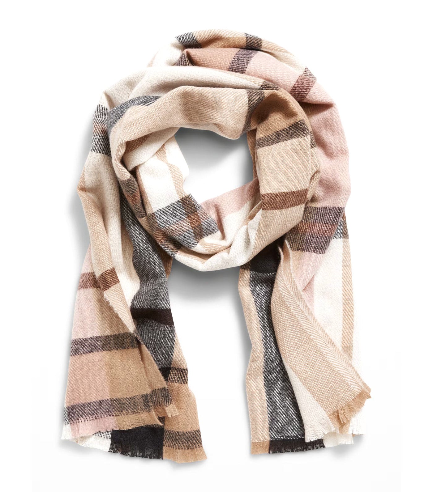 Old Navy Flannel Scarf Classic Camel