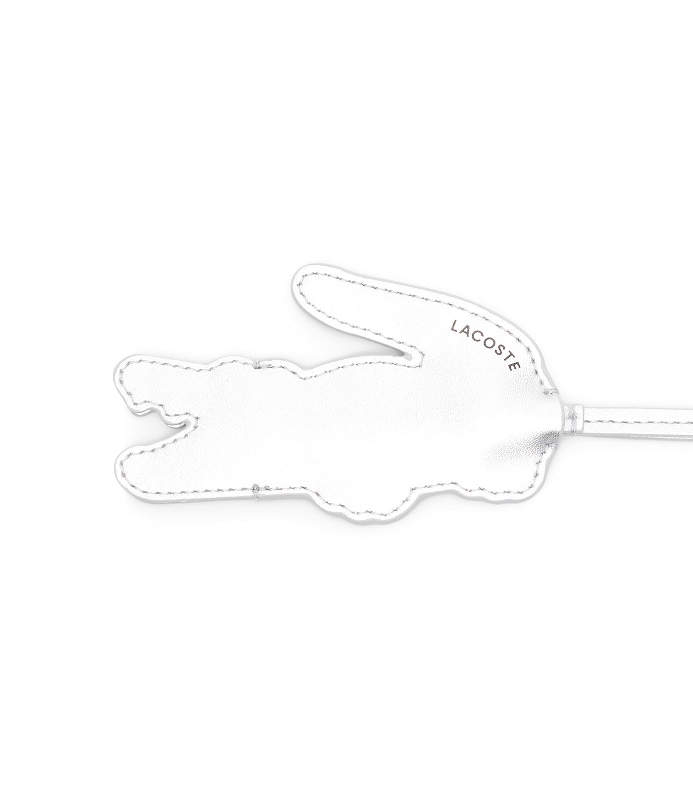 Crocodile Key Ring Shiny Silver