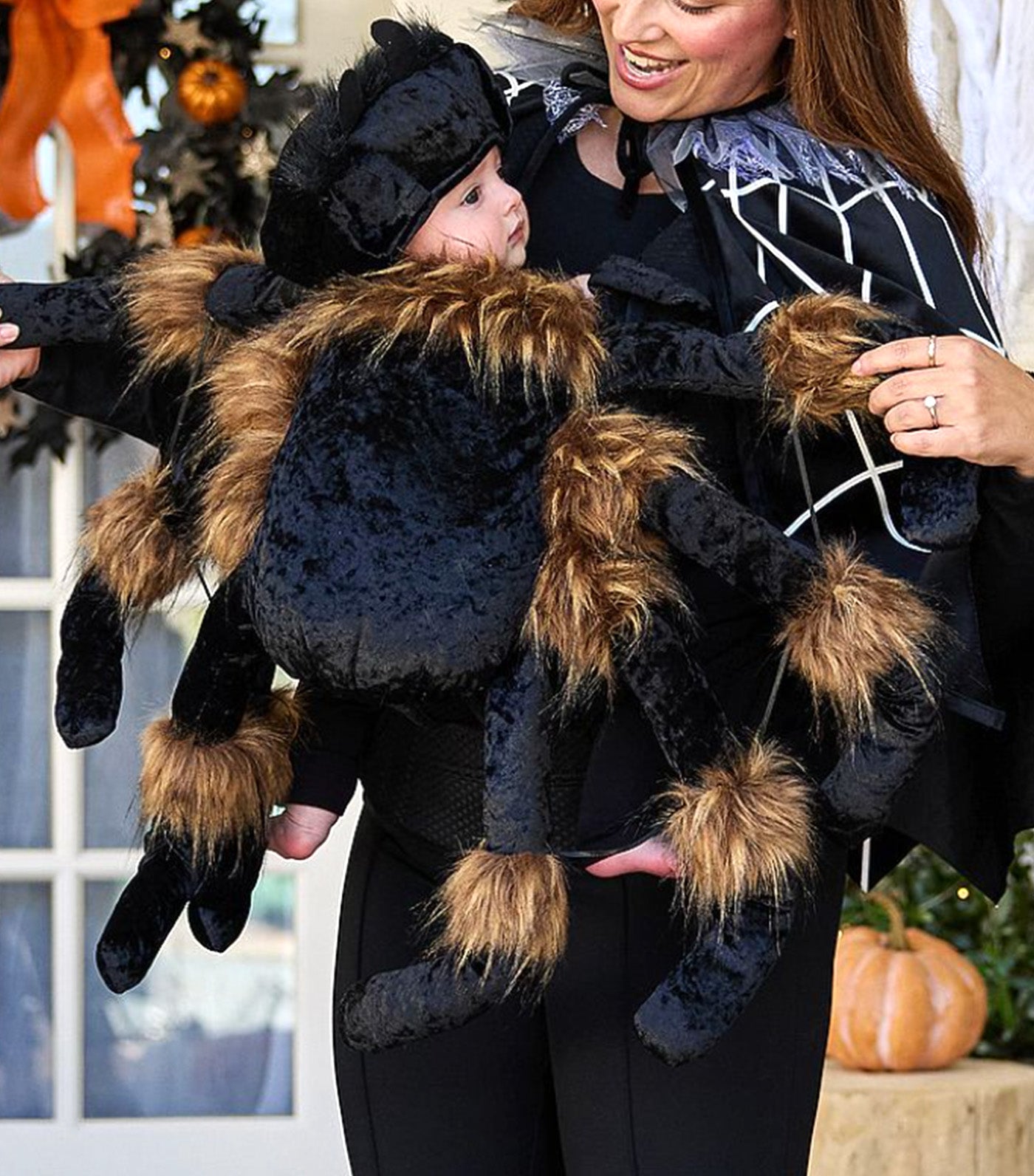 Fuzzy Spider Baby Carrier Costume Accessory