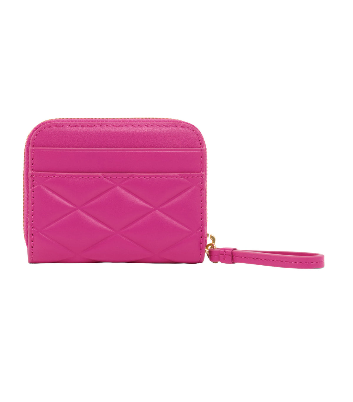 Small Crocodelle Leather Coin Purse Rubine