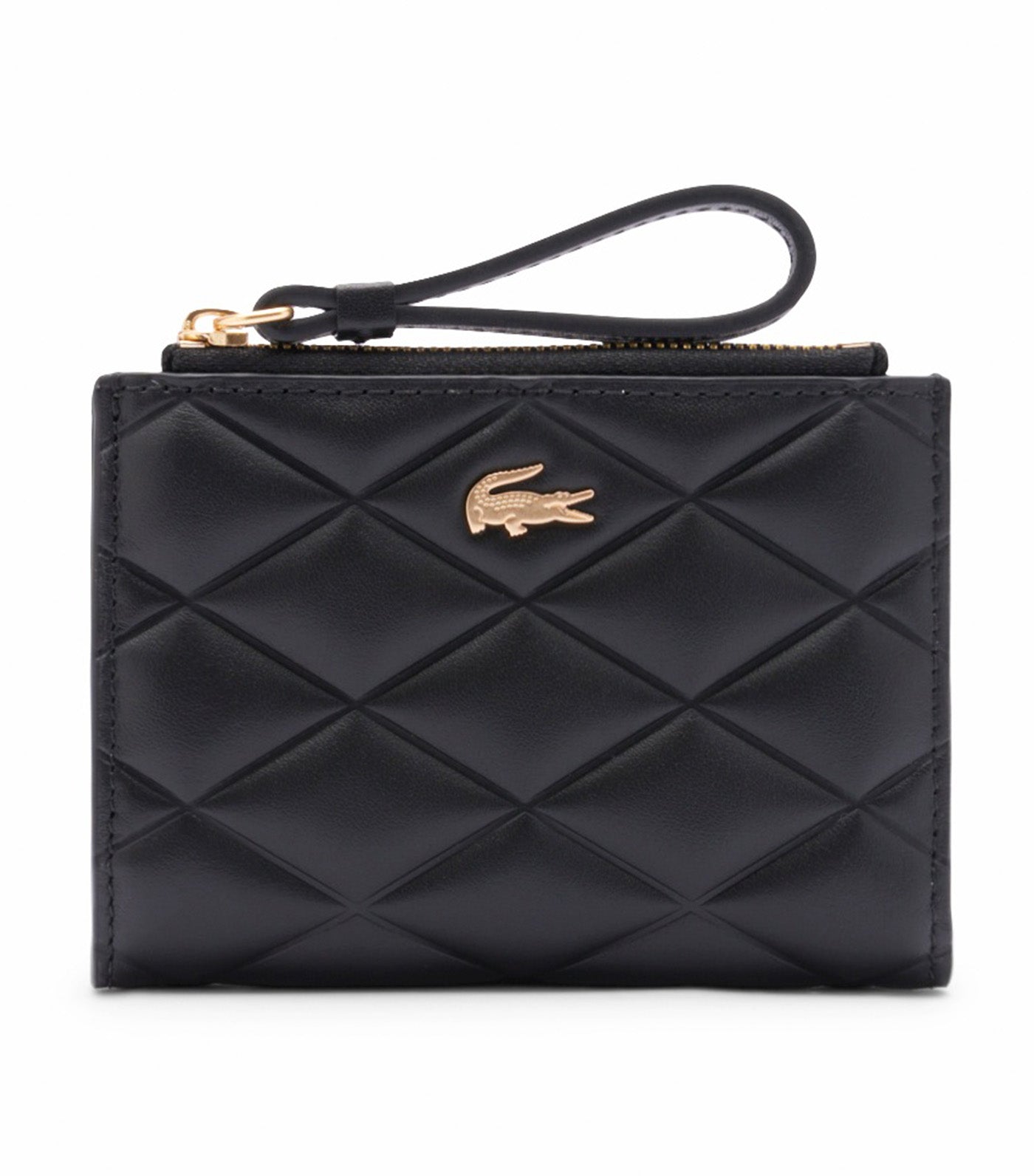 Crocodelle Leather Coin Purse Noir