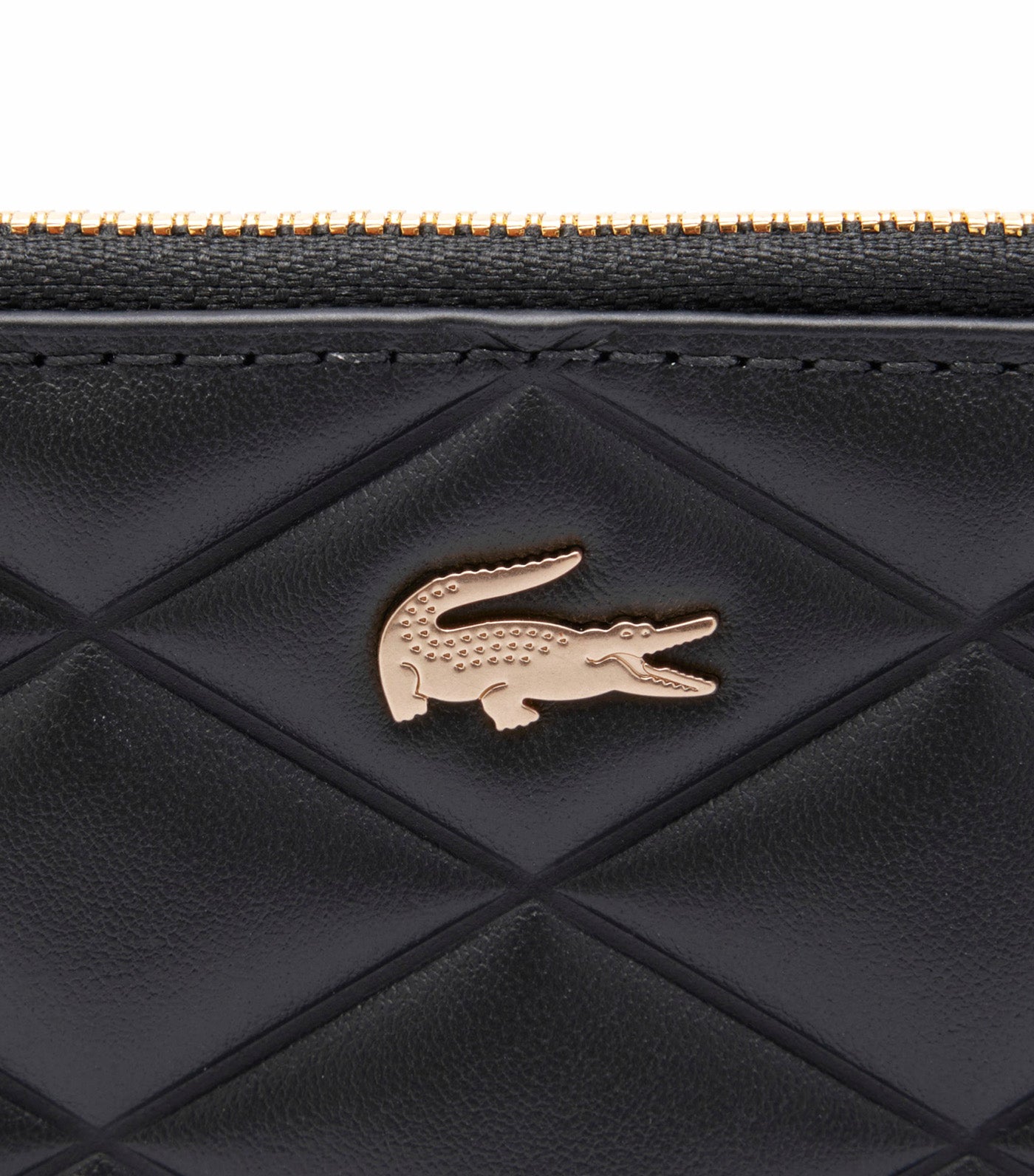 Crocodelle Leather Coin Purse Noir