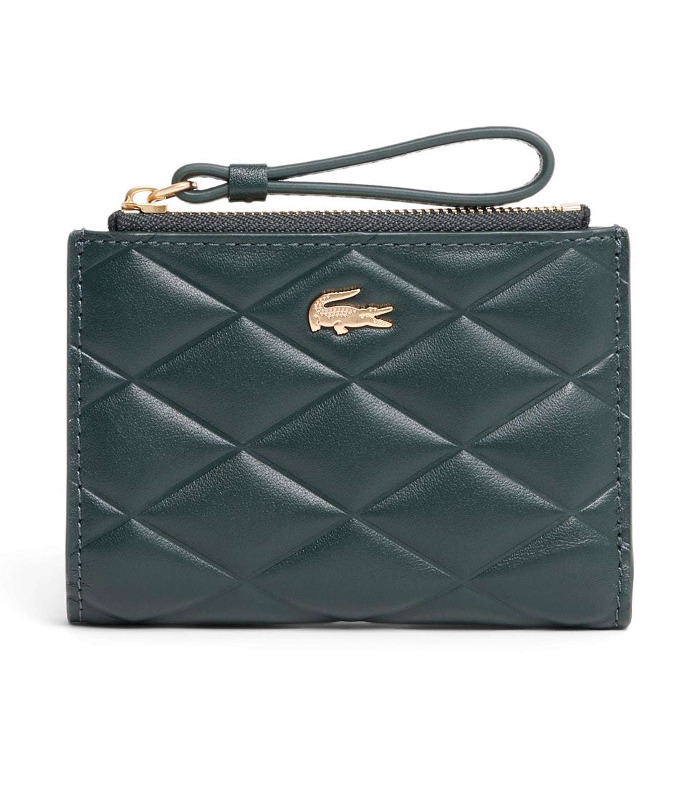 Crocodelle Leather Coin Purse Sinople