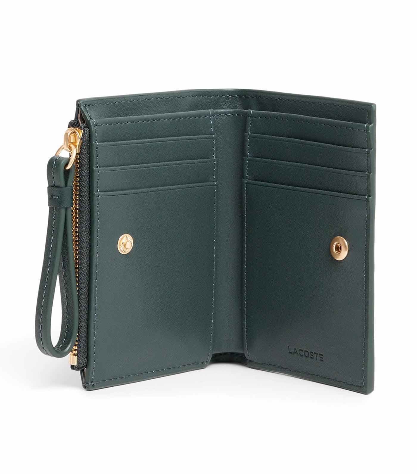 Crocodelle Leather Coin Purse Sinople