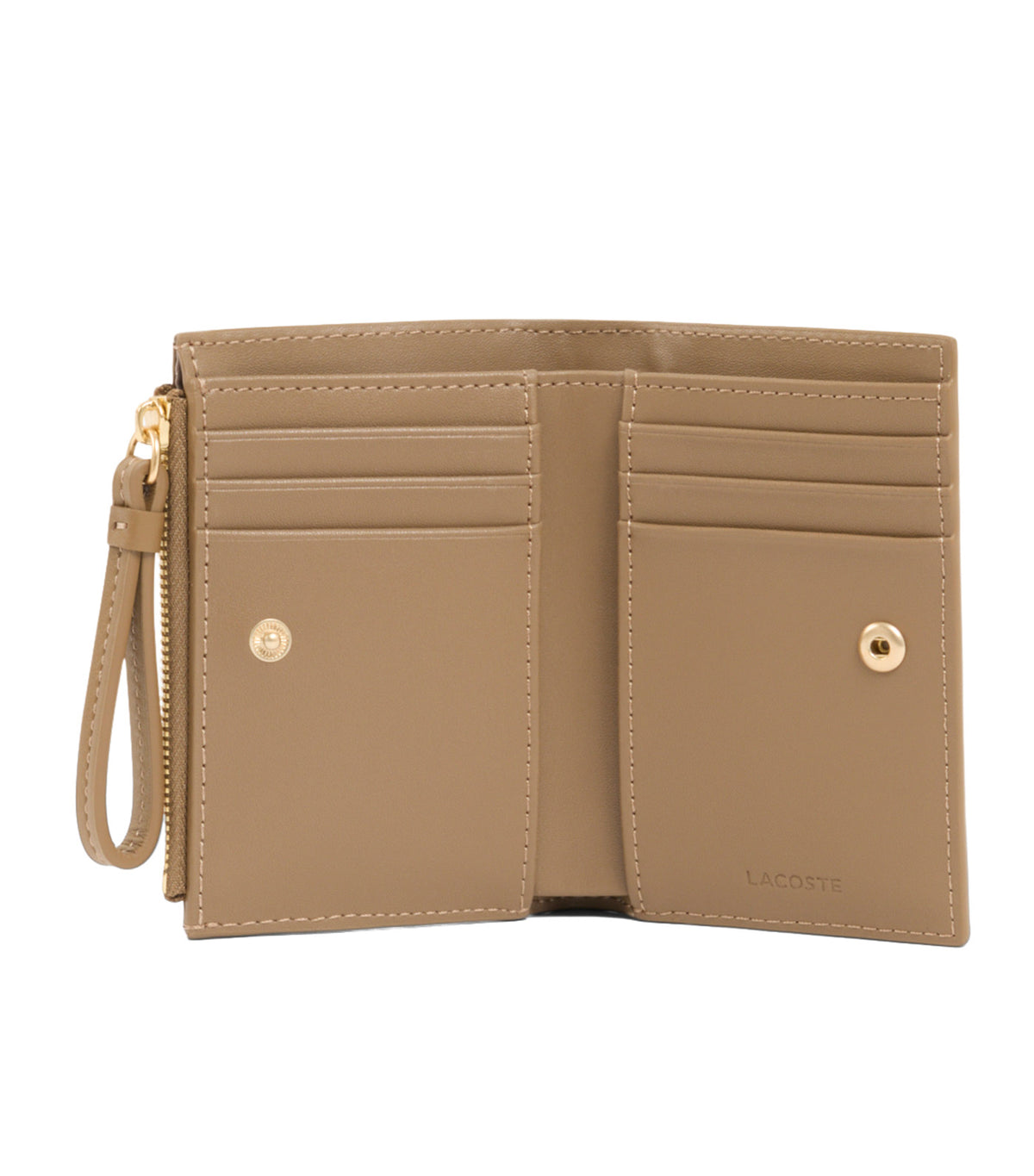 Crocodelle Leather Coin Purse Cookie