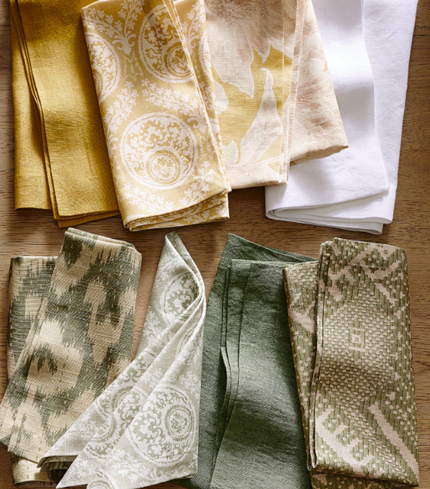 Sunflower Botanical Organic Cotton Napkins Multi - Set of 4