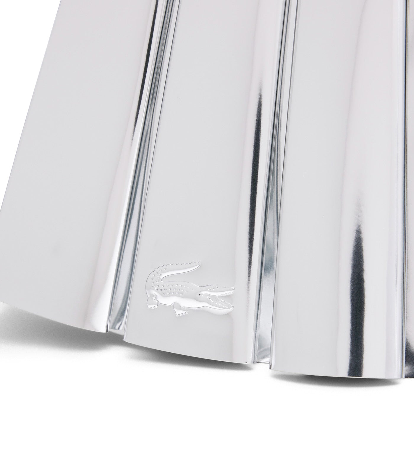 Runway Small Lenglen Mirror Leather Purse Silver Mirror