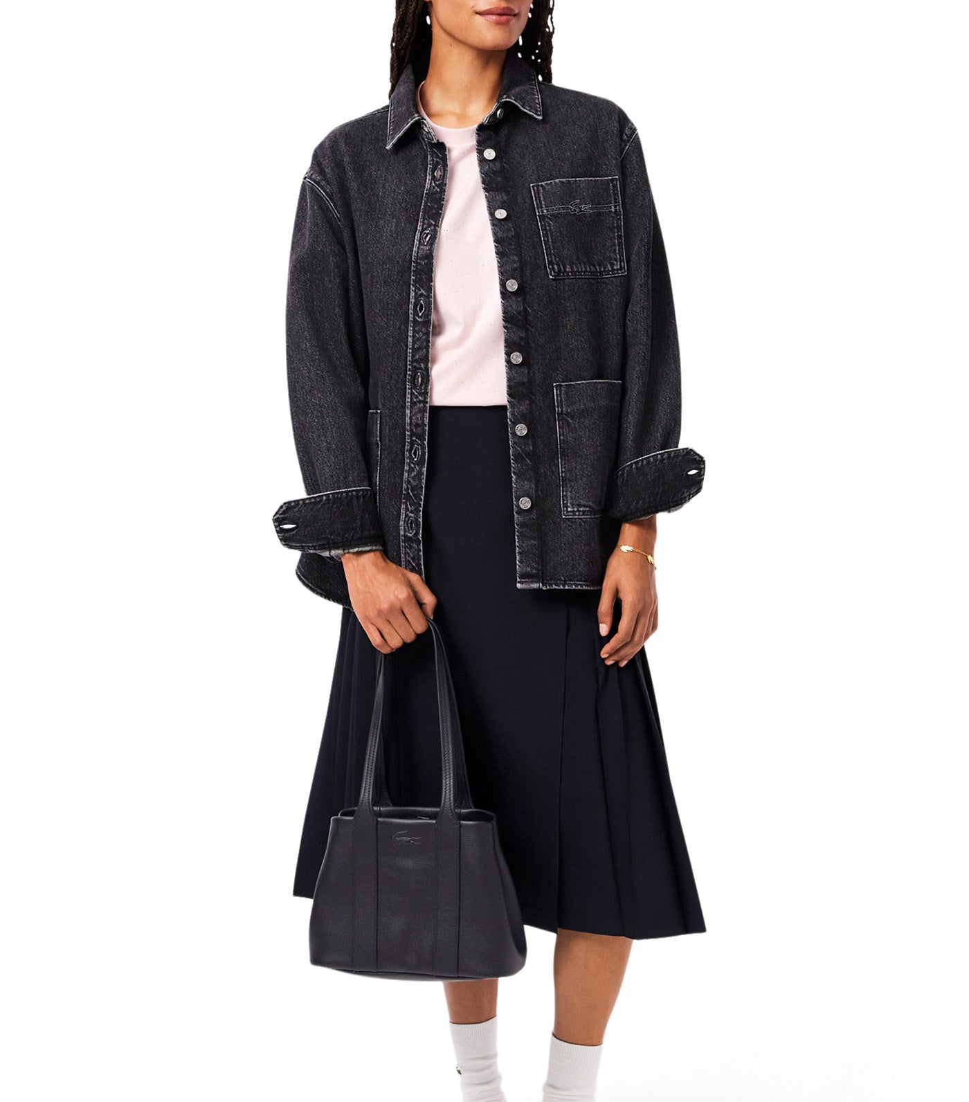 Small City Court Grain Leather Tote