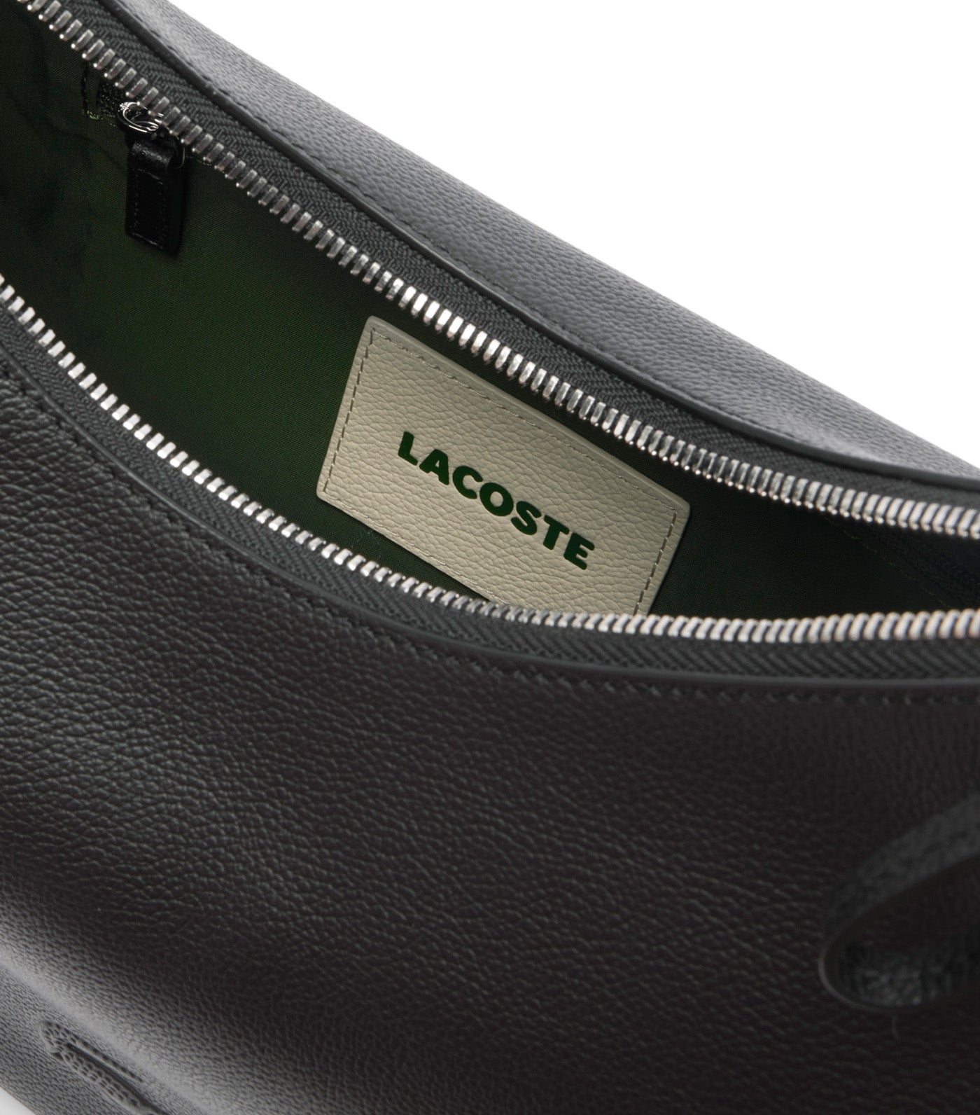 City Court Grain Leather Hobo Bag