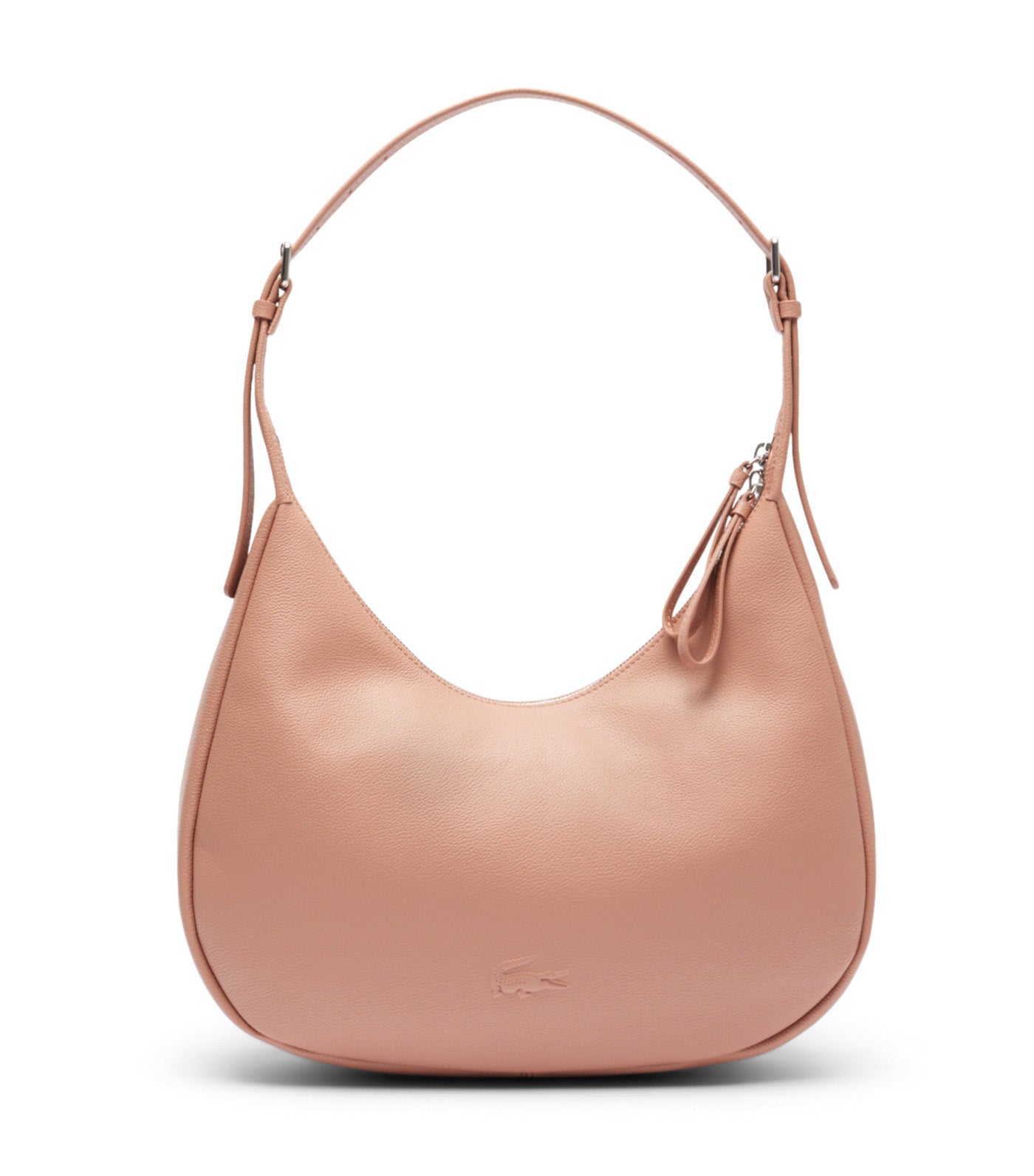 City Court Grain Leather Hobo Bag