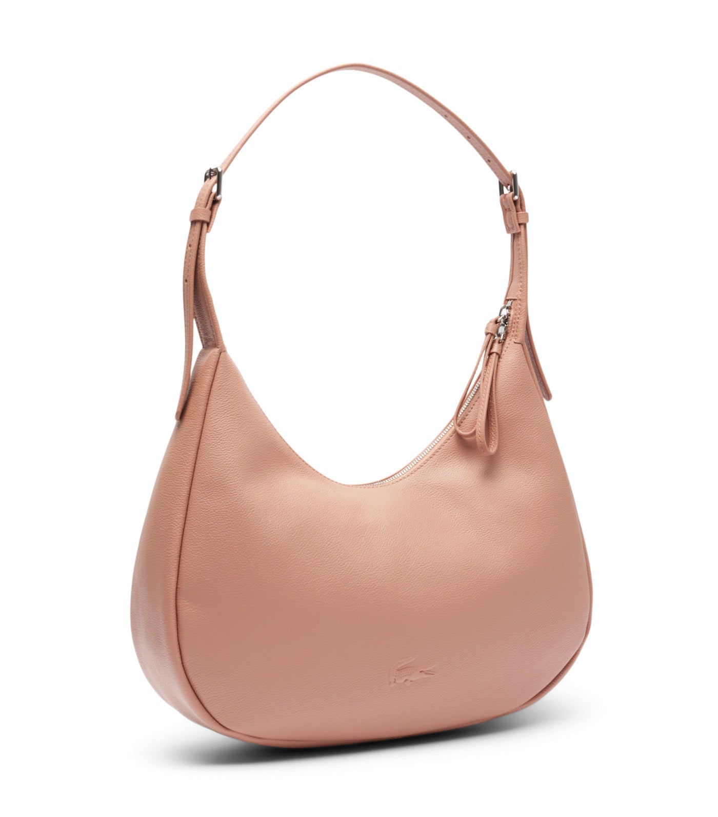 City Court Grain Leather Hobo Bag