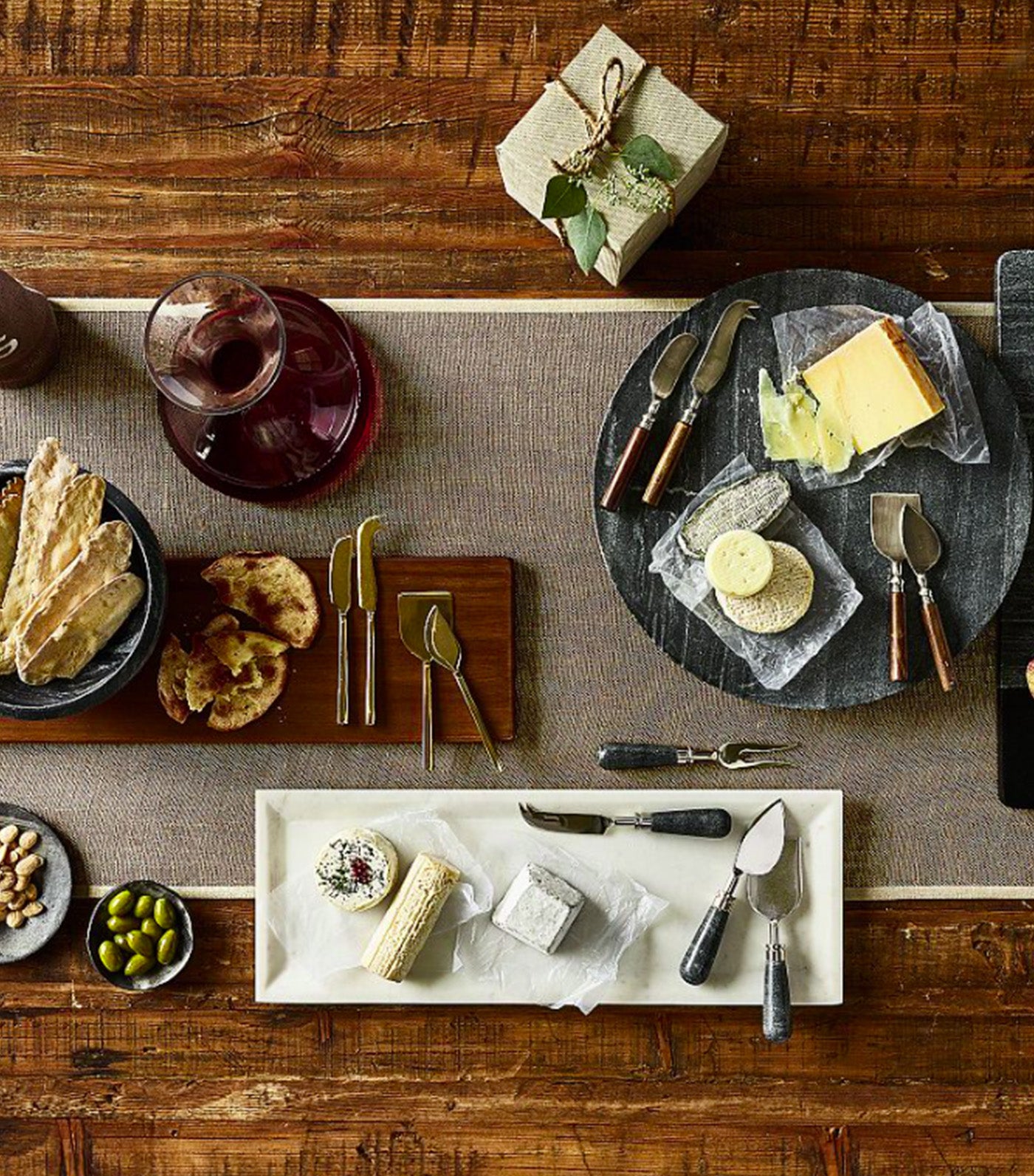 Luna Cheese Knives - Set of 4 Gold