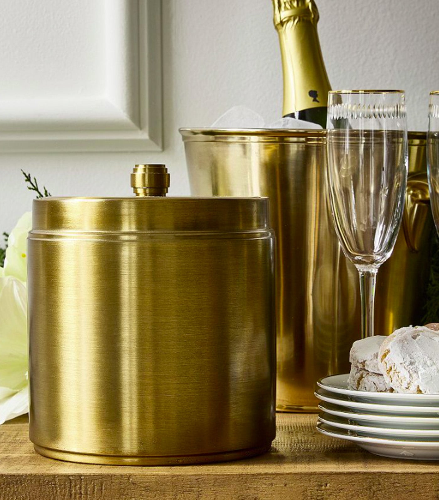 Everson Ice Bucket Gold