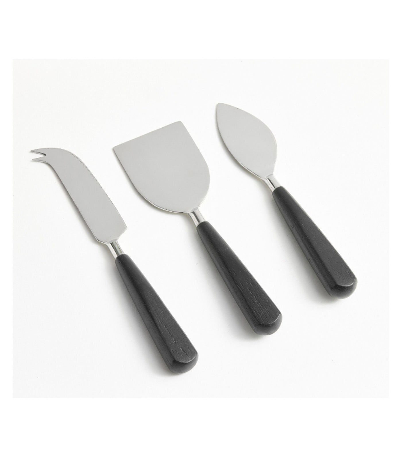 Chateau Wood Cheese Knives Black - Set of 3