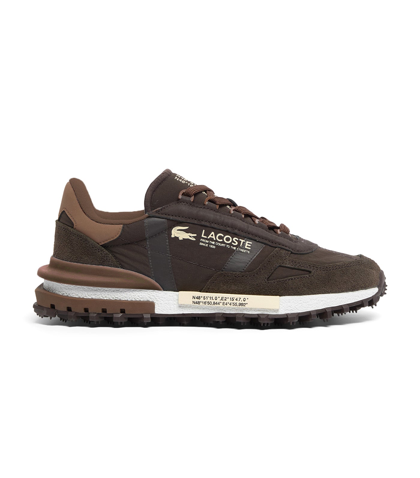 Lacoste Men's Elite Active Sneakers Dark Brown/Dark Brown
