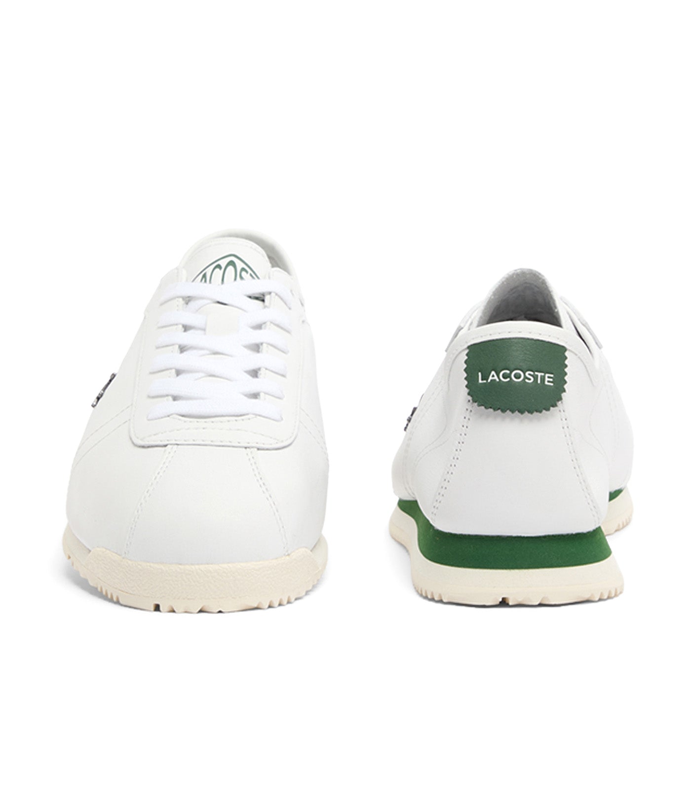 Lacoste Men's Club-Low Leather Sneakers White/Dark Green