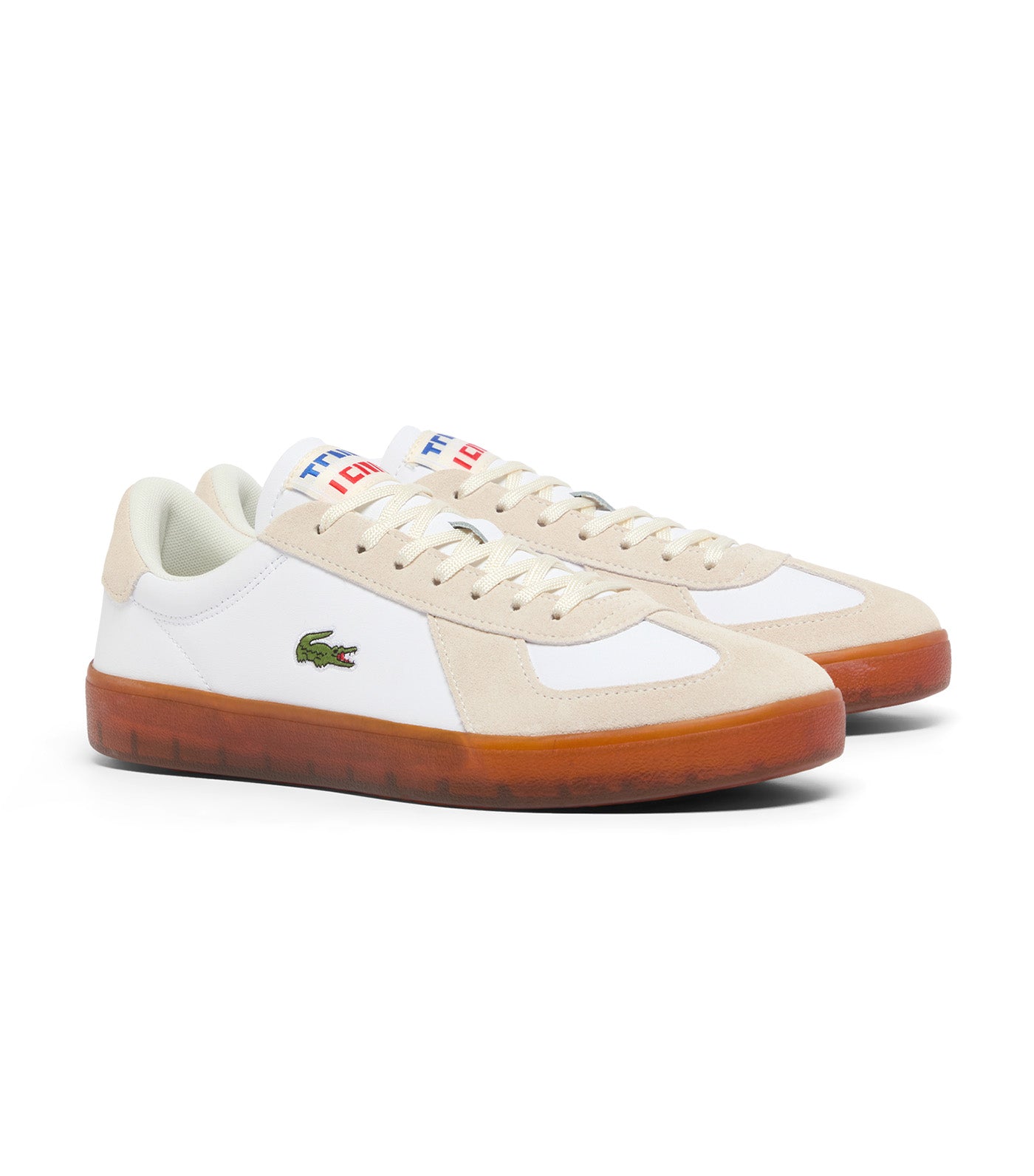 Lacoste Men's Baseshot Pro Leather Sneakers White/Gum