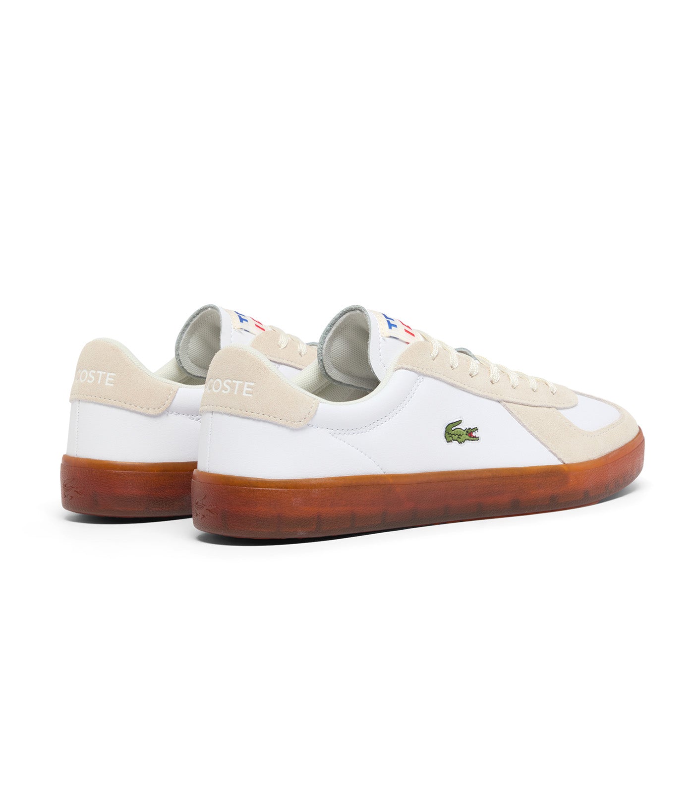 Lacoste Men's Baseshot Pro Leather Sneakers White/Gum