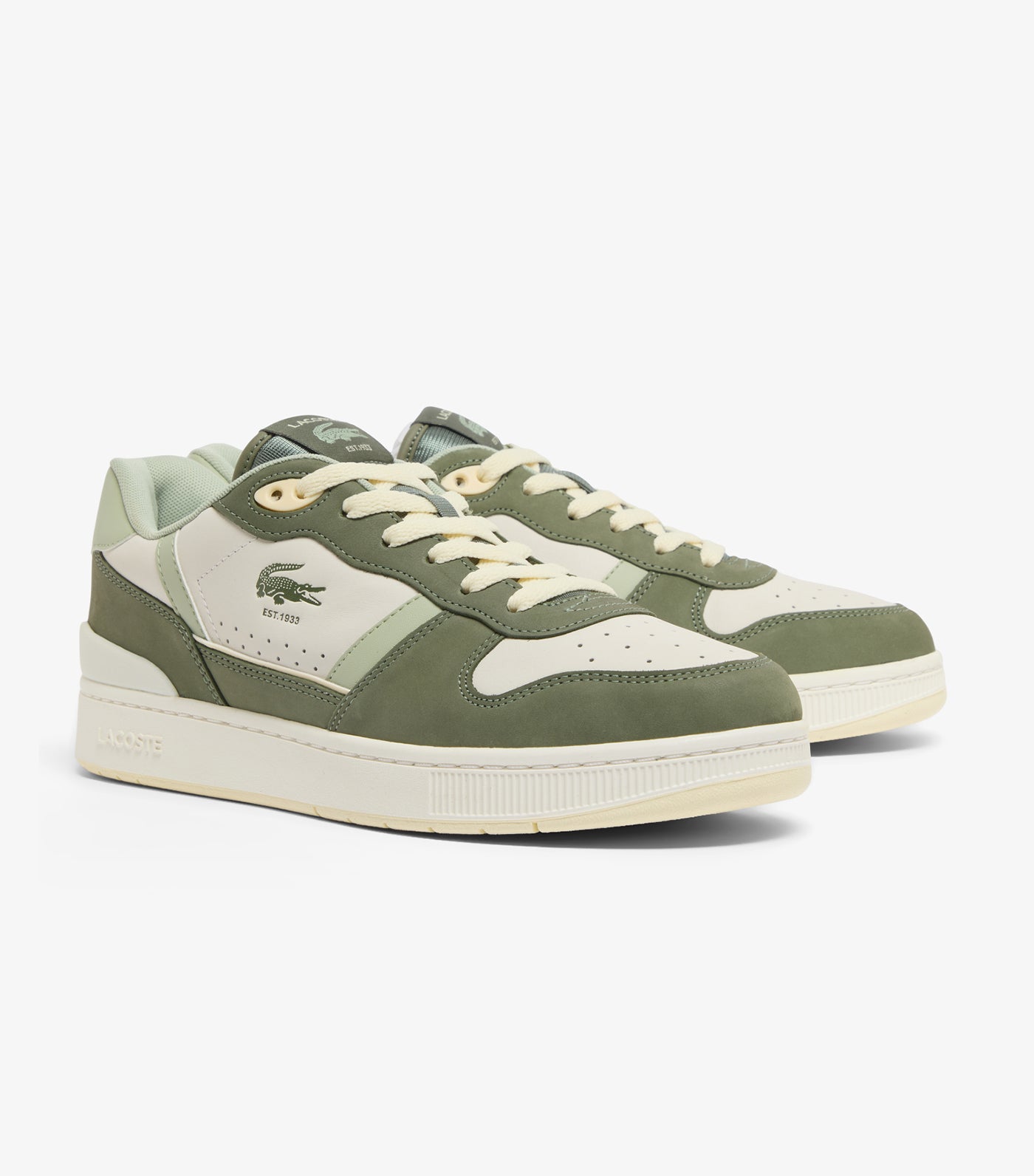 Men's T-Clip Set Leather Trainers