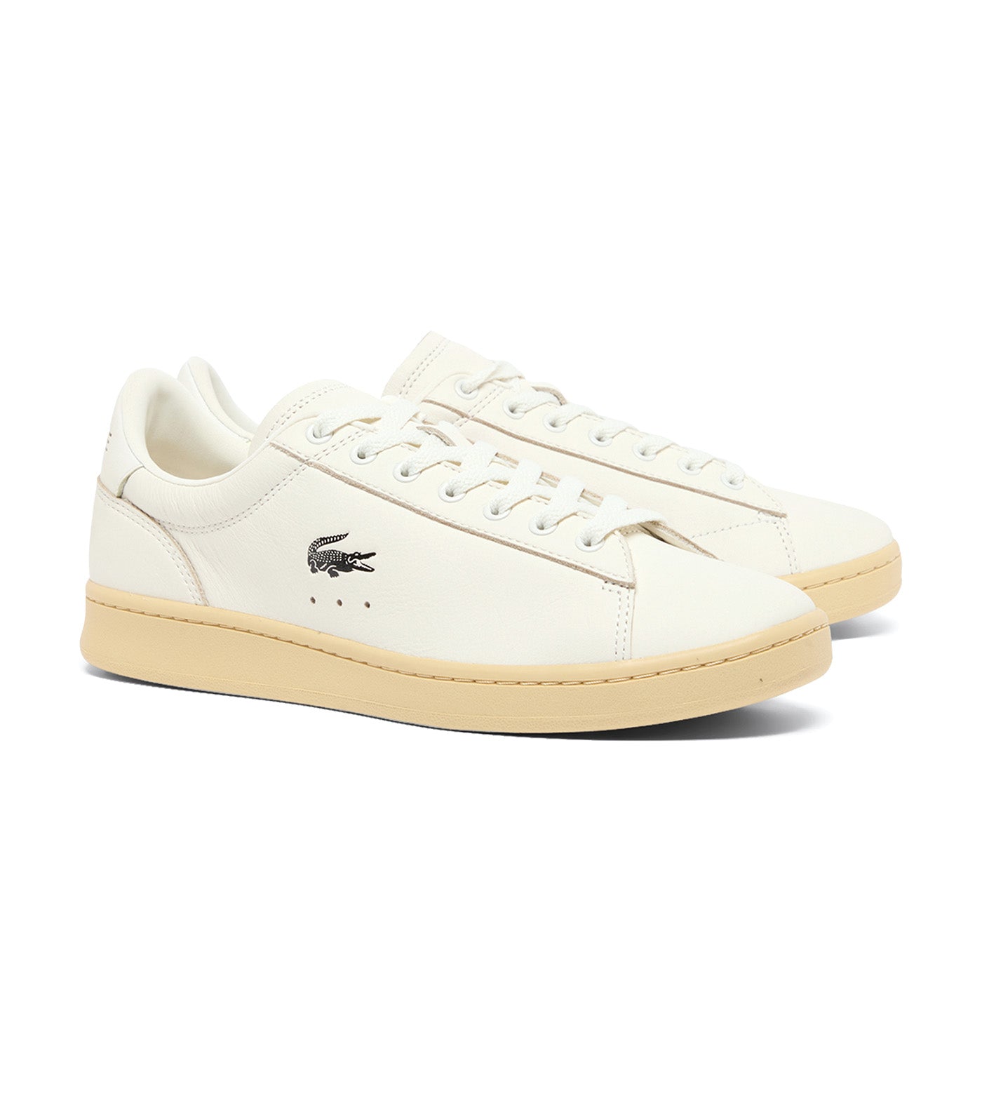 Men's Carnaby Set Leather Sneakers Off White/Light Yellow