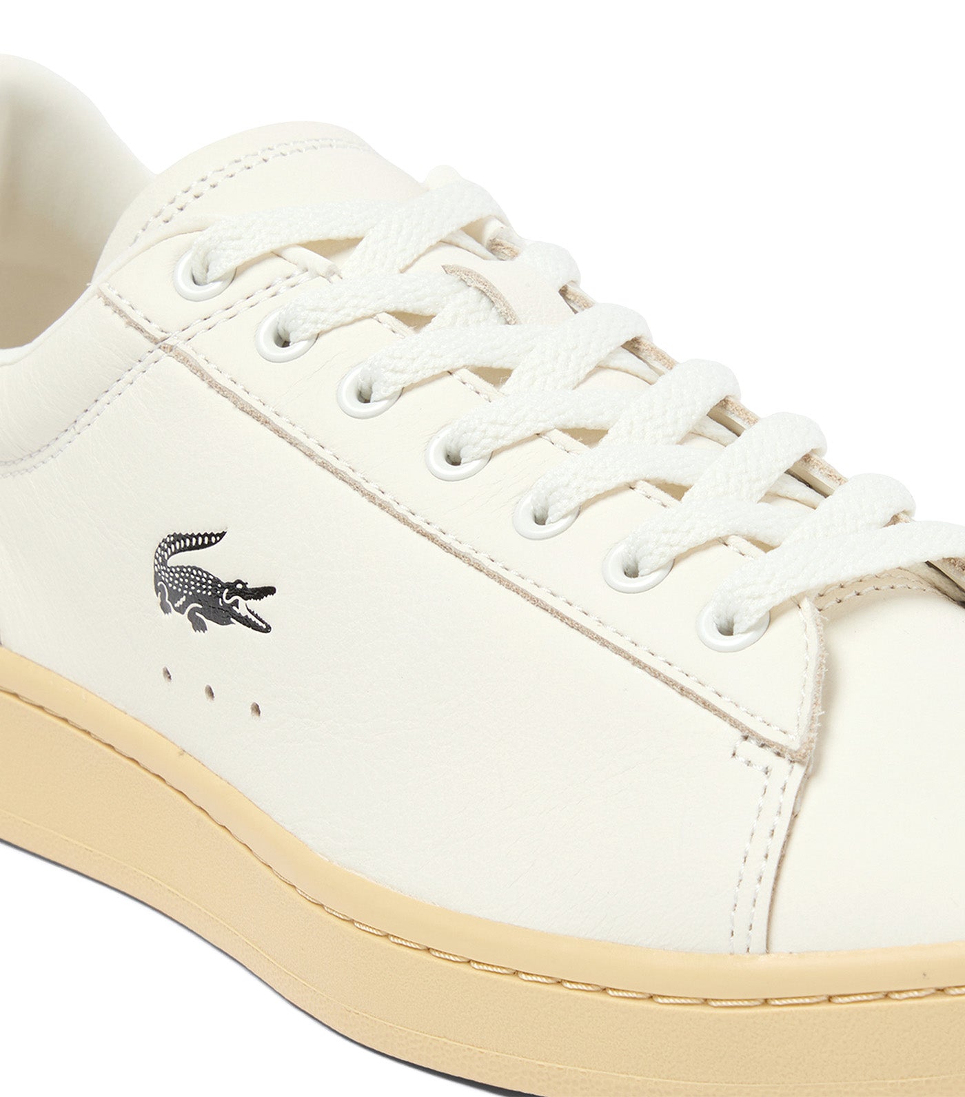 Men's Carnaby Set Leather Sneakers Off White/Light Yellow