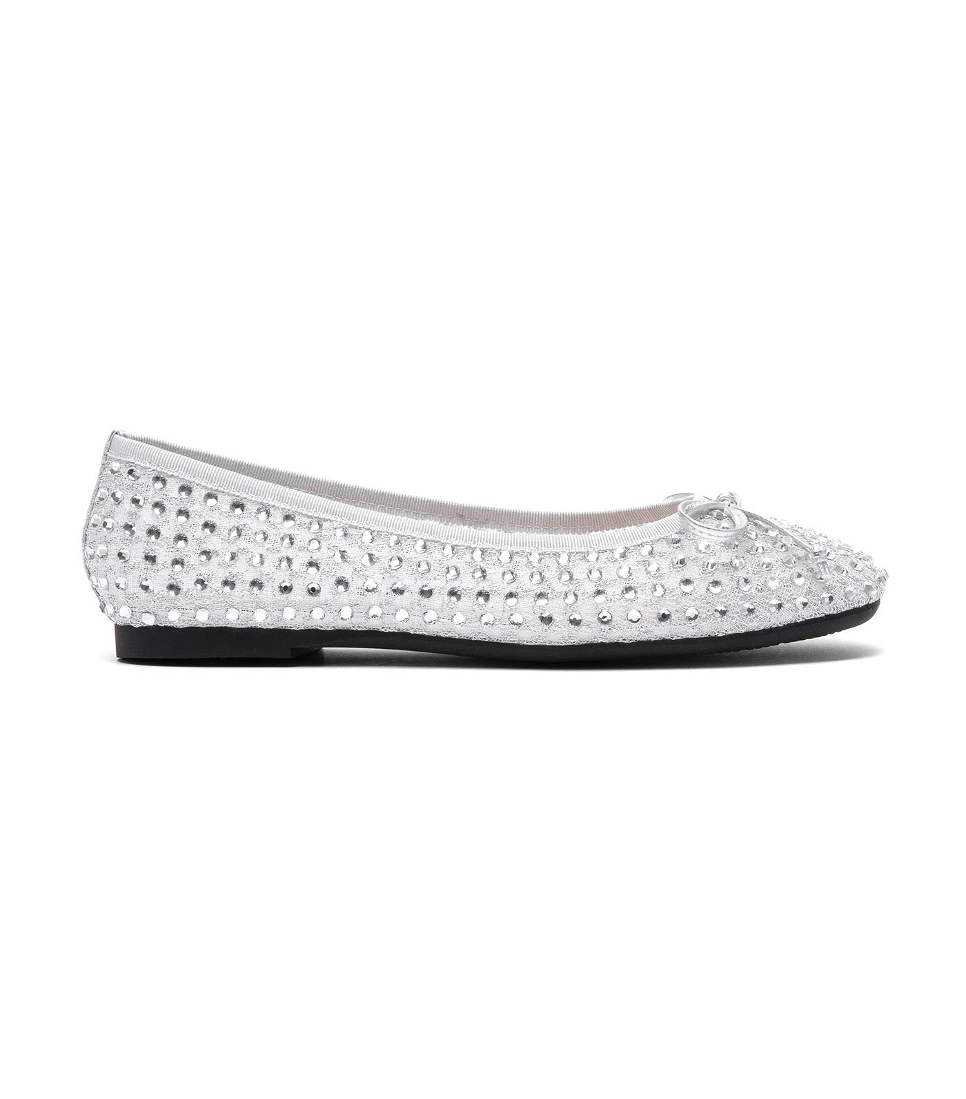 Orlise Crystal Embellished Bow Flats