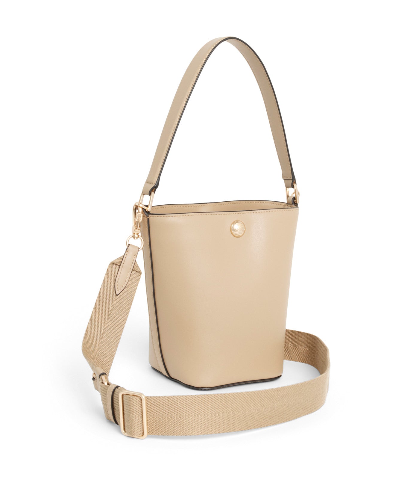 Small Tennis Bliss Leather Bucket Bag