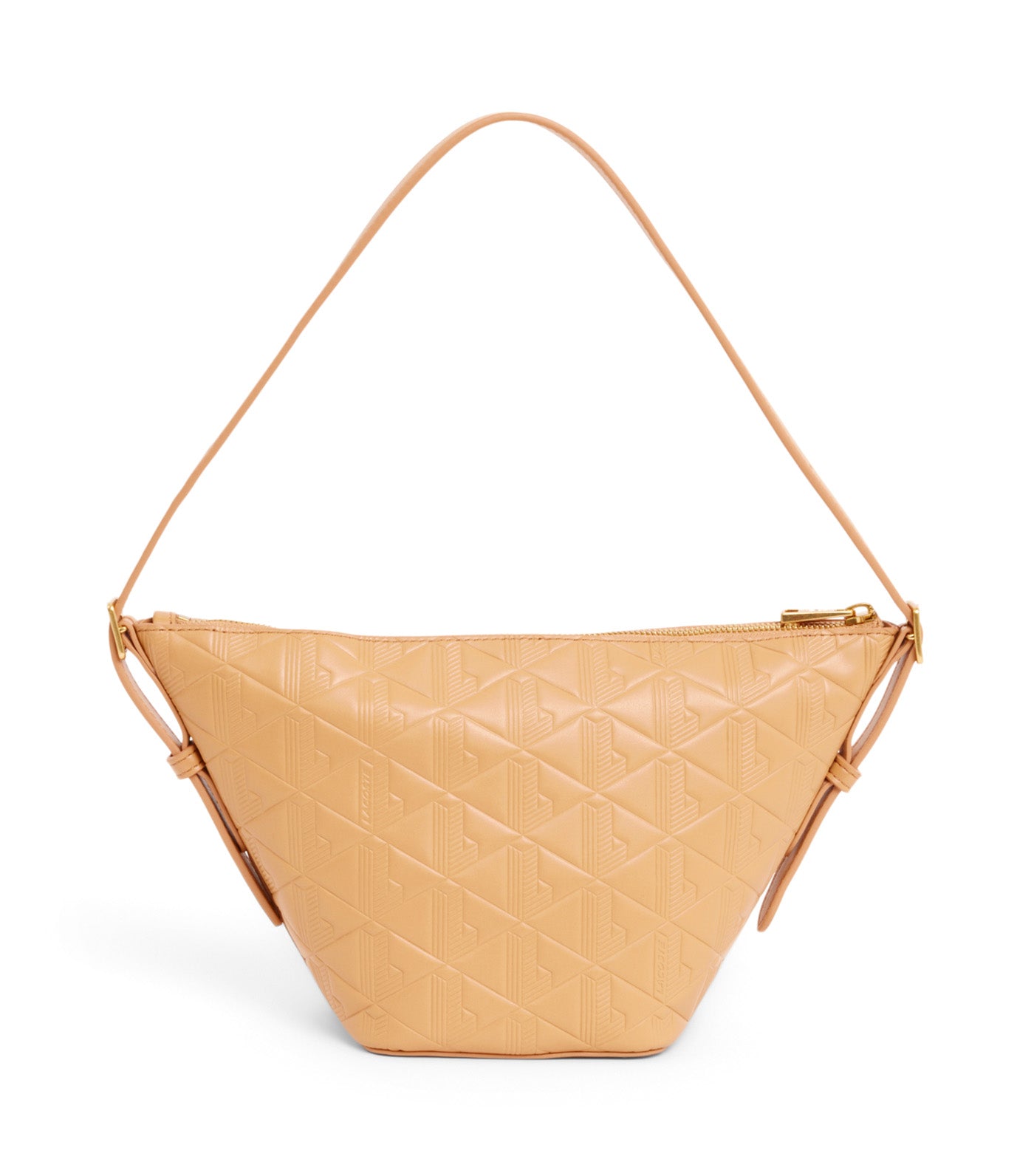 Small Maheki Embossed Leather Hobo Bag