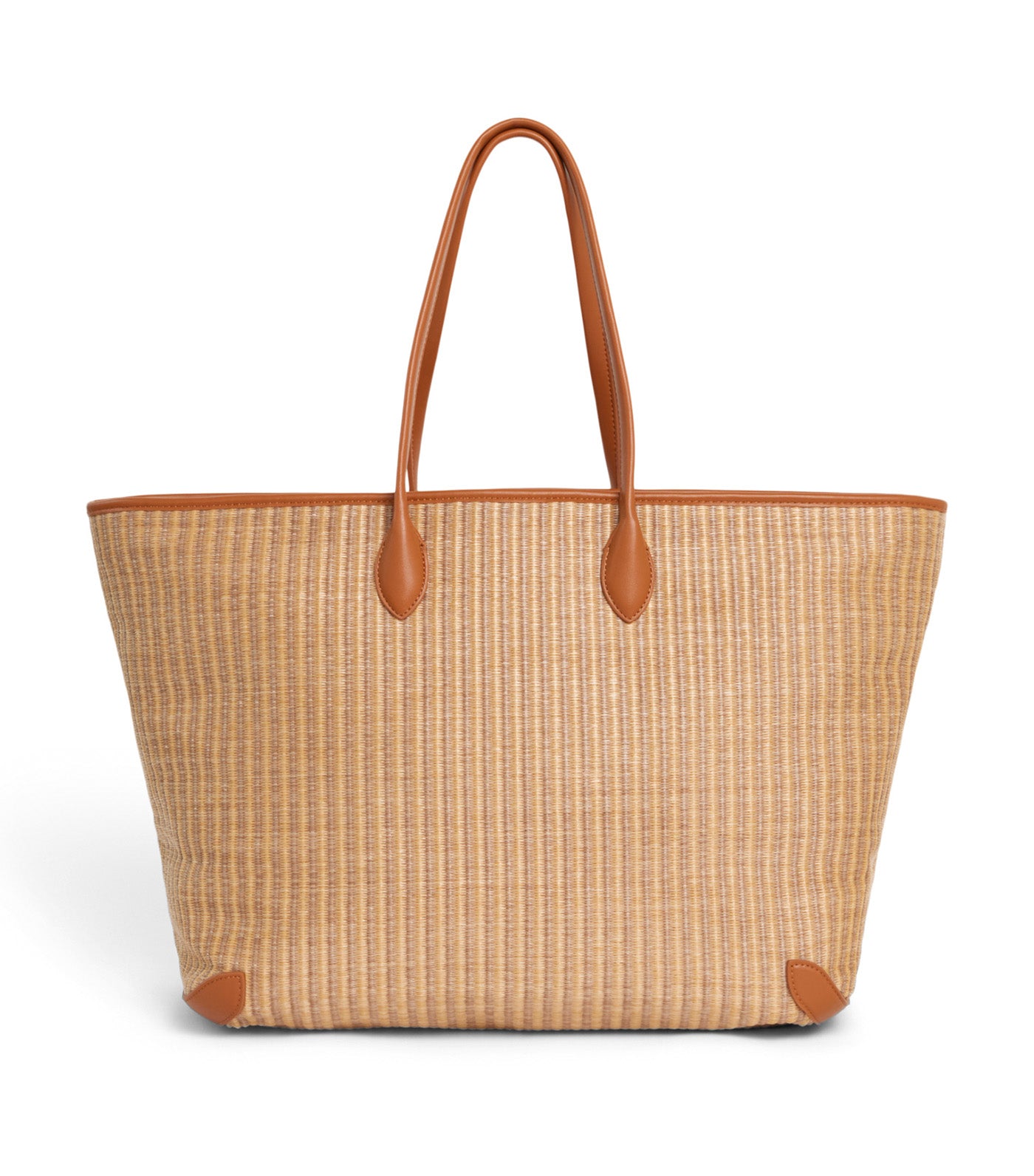 Summer Pack Raffia Tote Natural Tan